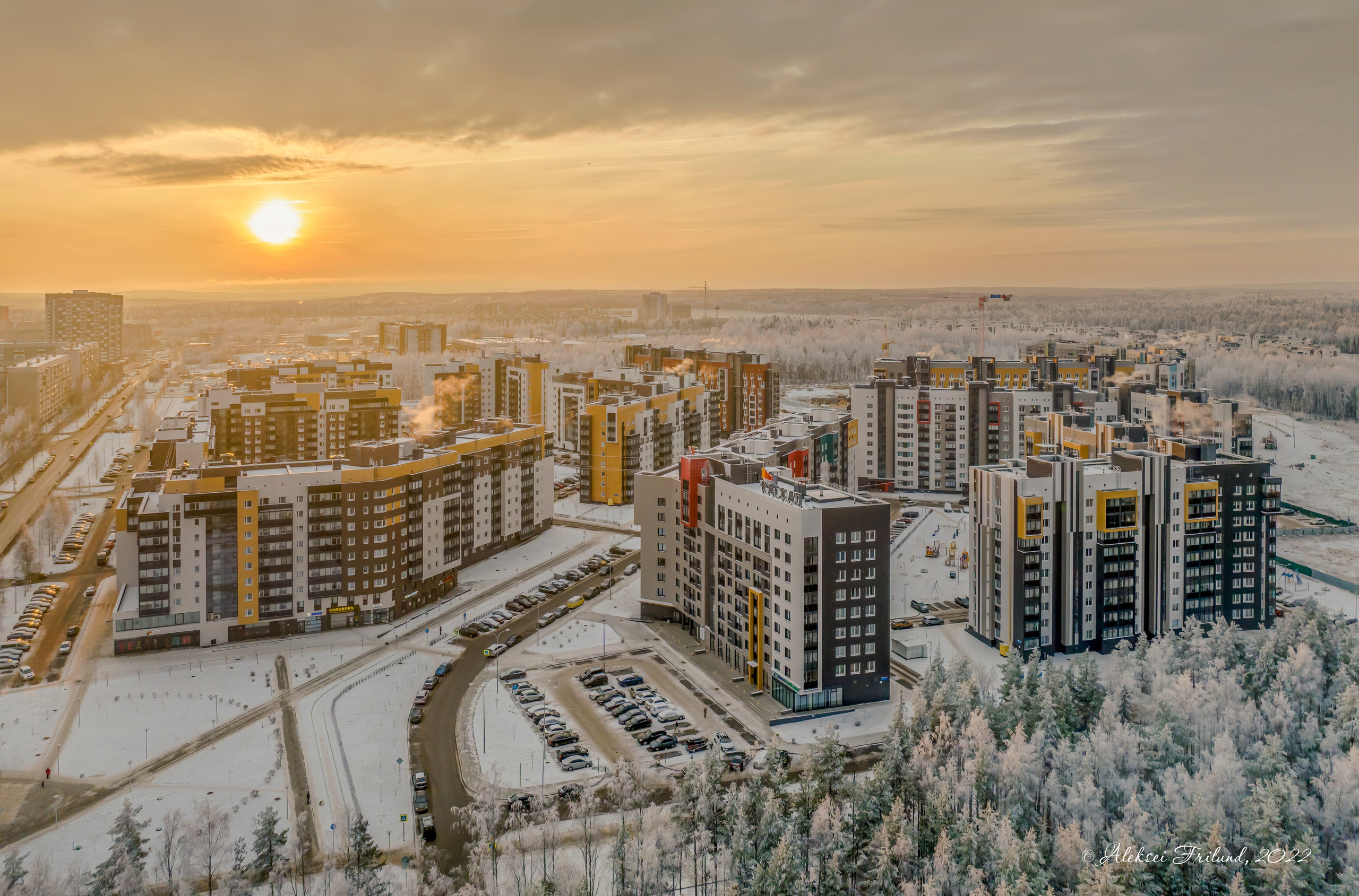 Город. Аэросъемка. Фото и Видео в Карелии. Алексей Фрилунд