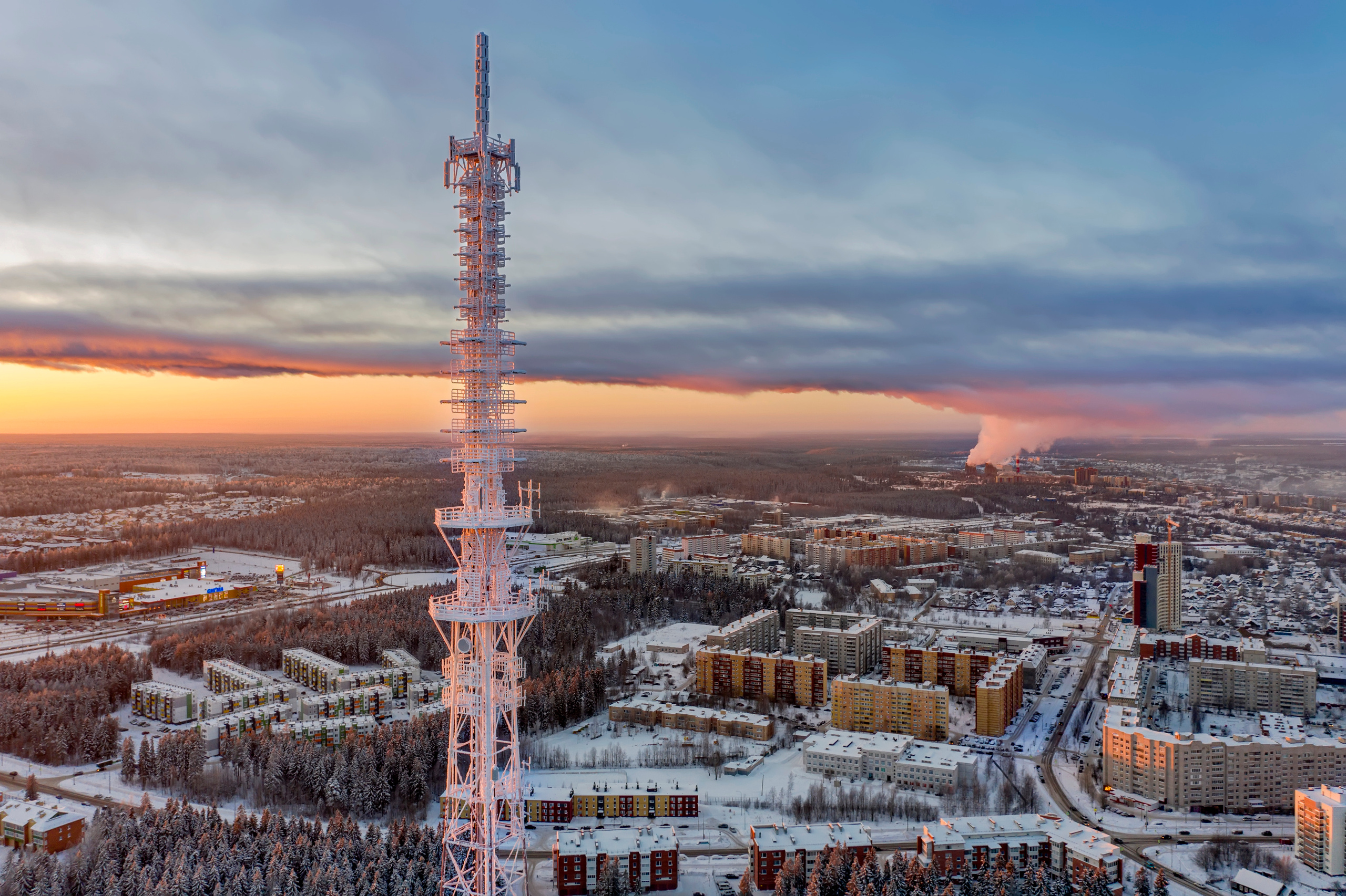 Город. Аэросъемка. Фото и Видео в Карелии. Алексей Фрилунд