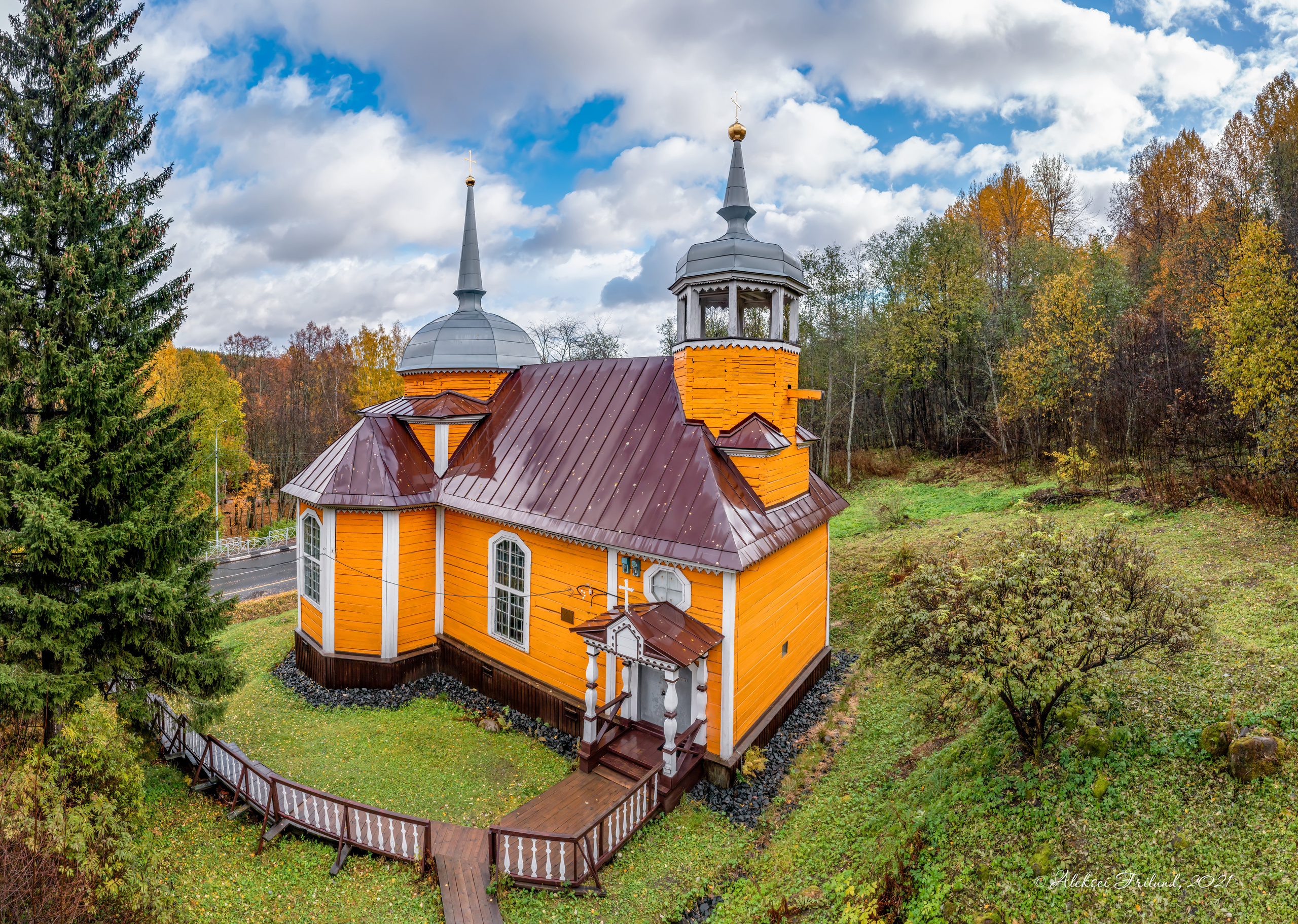 Курорт Марциальные воды. Аэросъемка. Фото и Видео в Карелии. Алексей Фрилунд