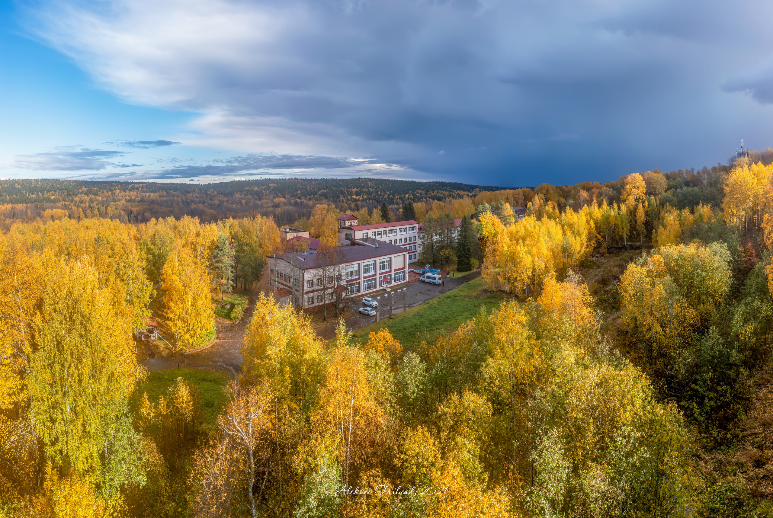 Курорт Марциальные воды. Аэросъемка. Фото и Видео в Карелии. Алексей Фрилунд
