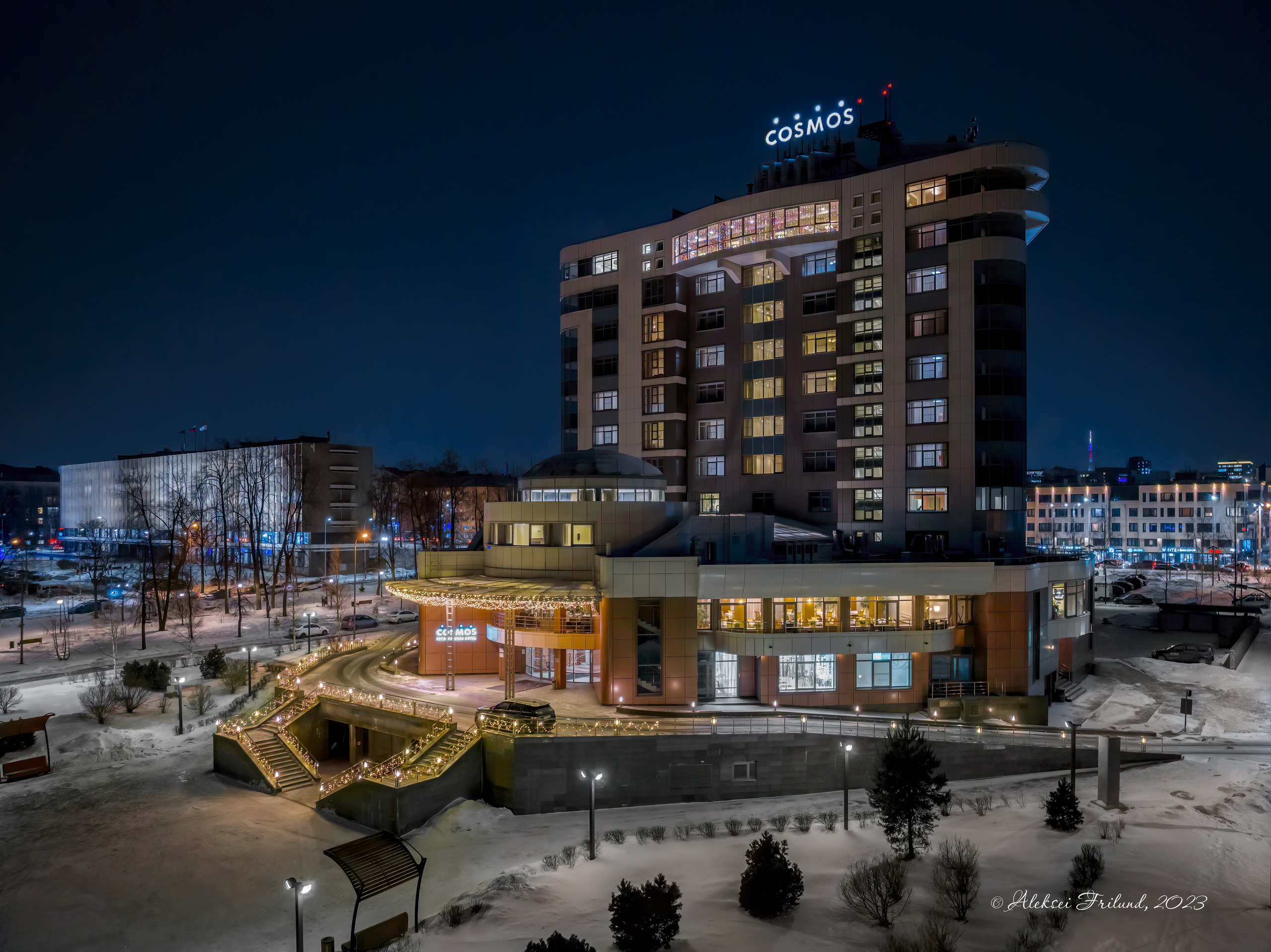 Гостиница Cosmos. Аэросъемка. Фото и Видео в Карелии. Алексей Фрилунд