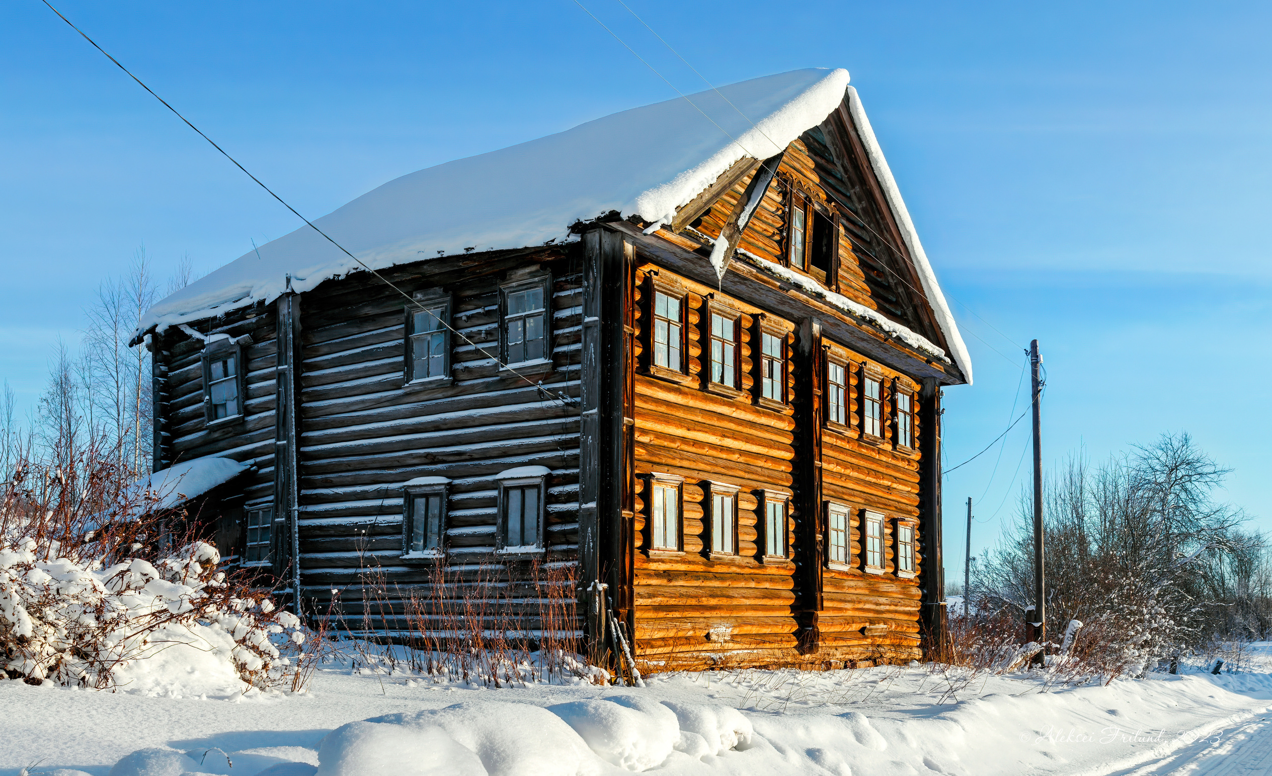 Деревянная архитектура Карелии. Аэросъемка. Фото и Видео в Карелии. Алексей Фрилунд