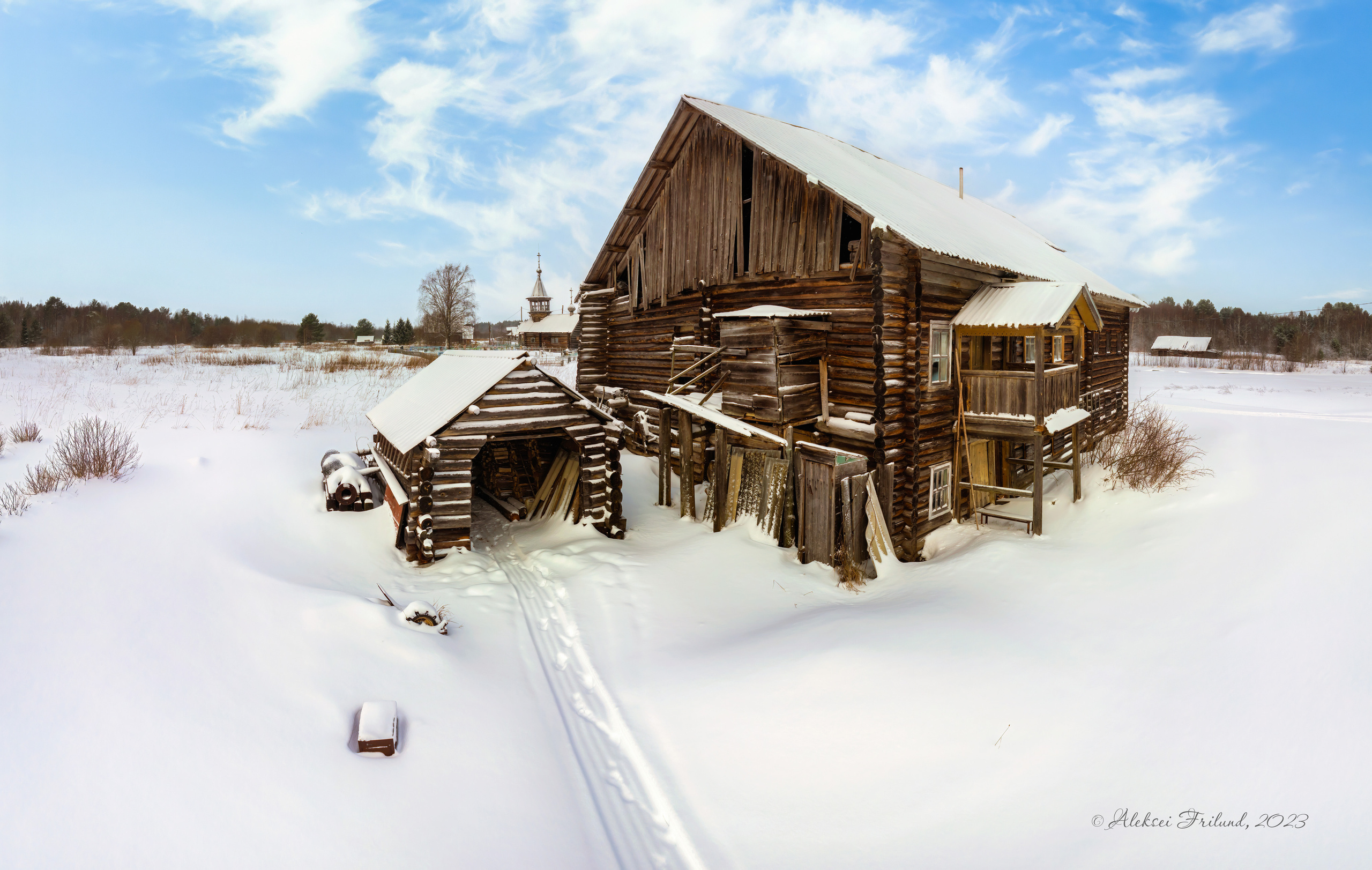 Деревянная архитектура Карелии. Аэросъемка. Фото и Видео в Карелии. Алексей Фрилунд