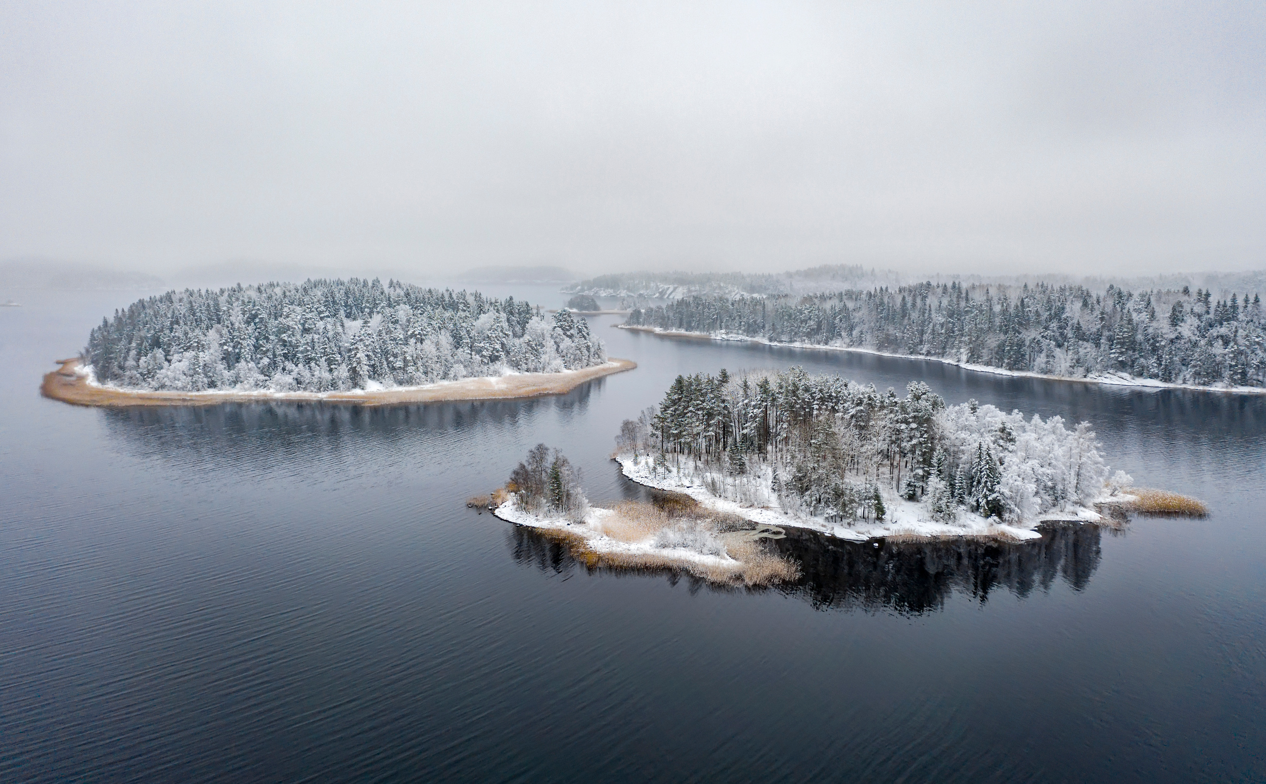 Ладожское озеро. Аэросъемка. Фото и Видео в Карелии. Алексей Фрилунд