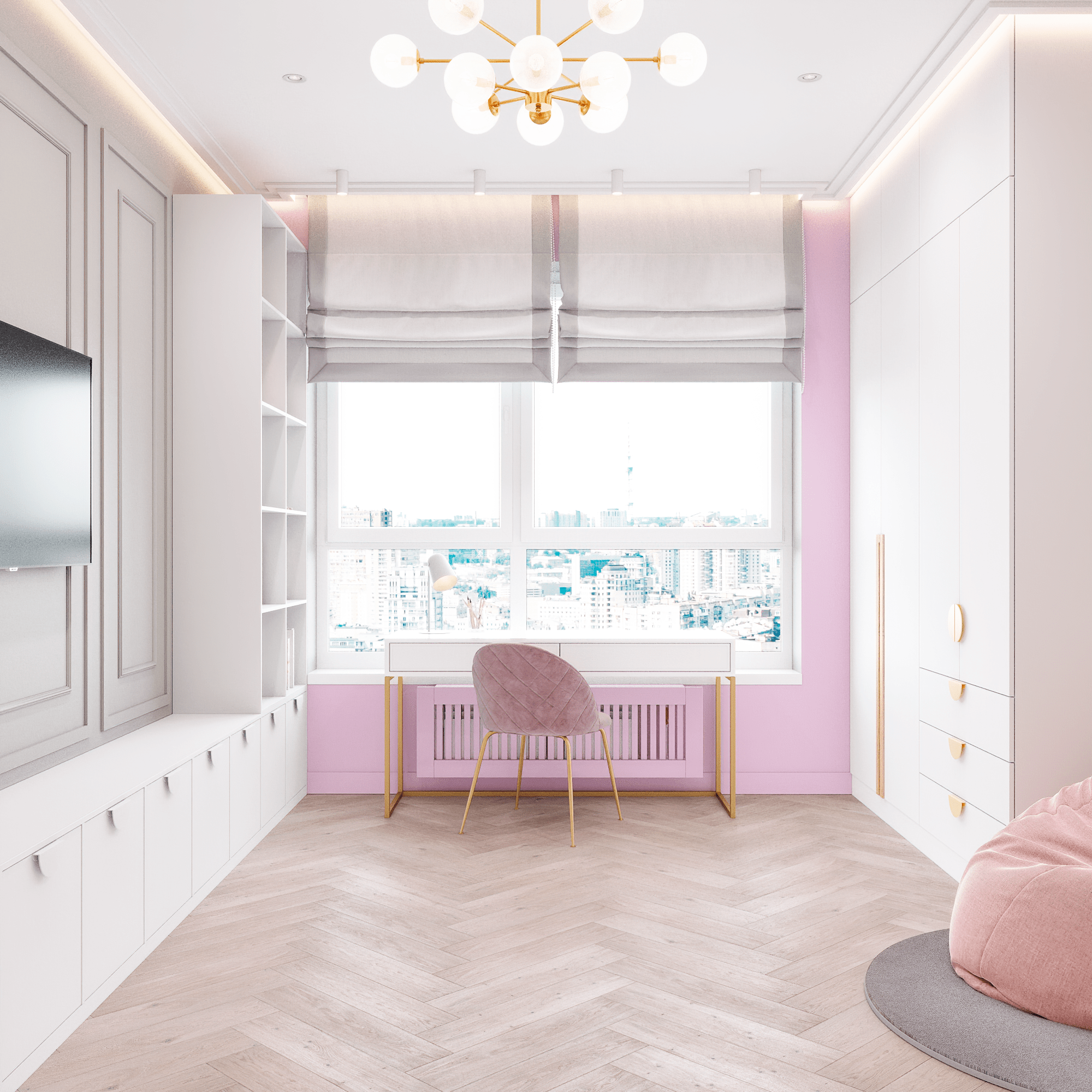 Дизайн - проект в ЖК Клевер Парк. Анастасия Дремина DREMINA INTERIORS