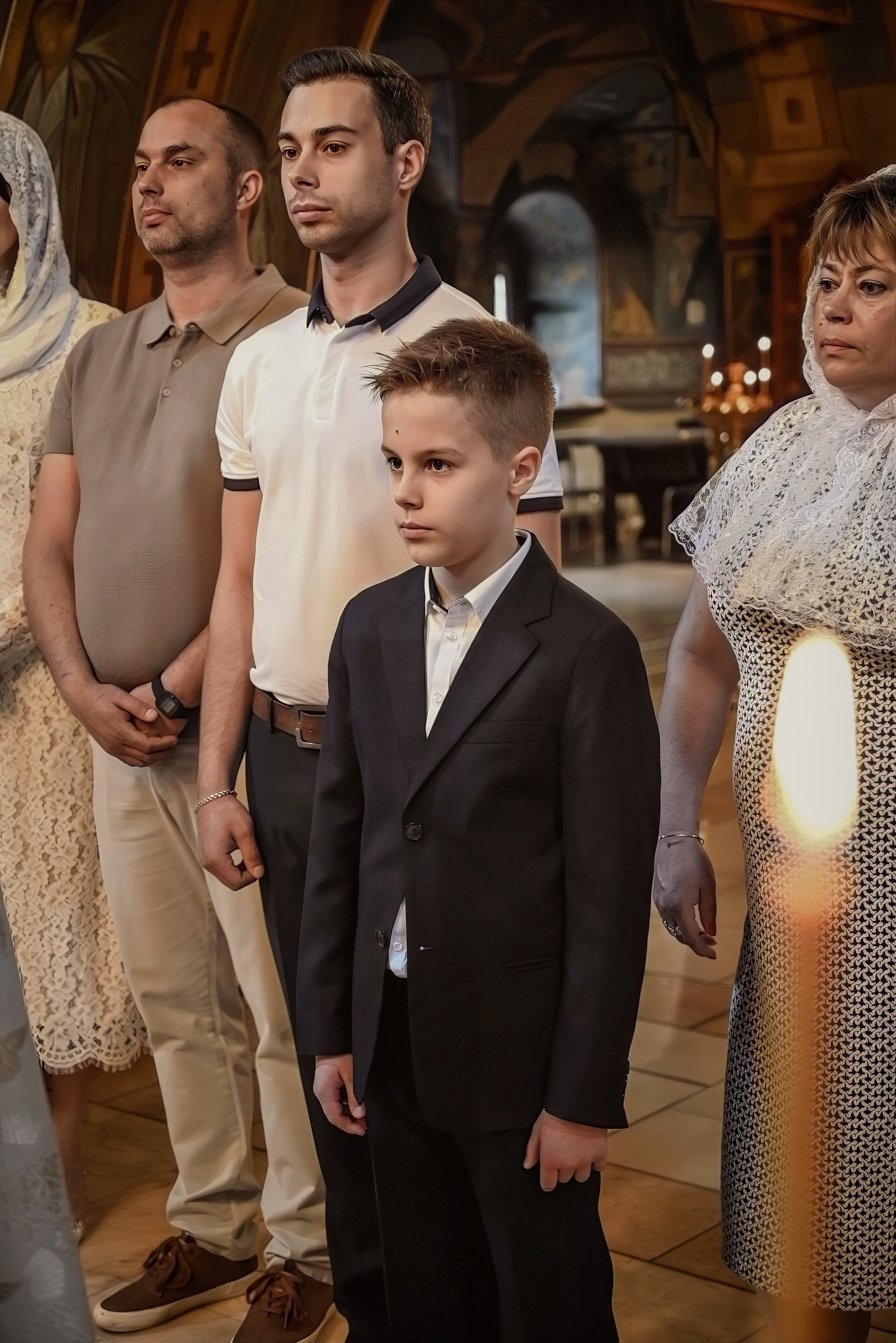 Крещение Арбат мама Ксения. Семейный и детский фотограф Москва