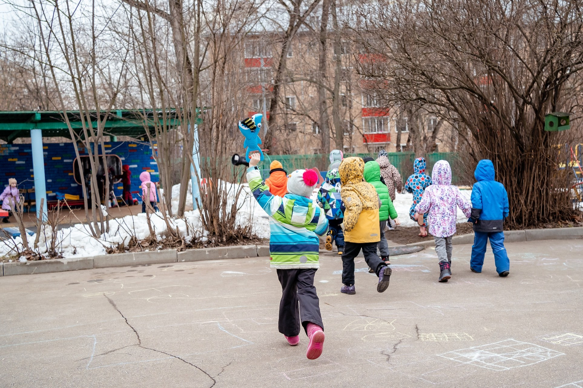 Детский садик. Семейный фотограф Варвара Сорока в городе Москве