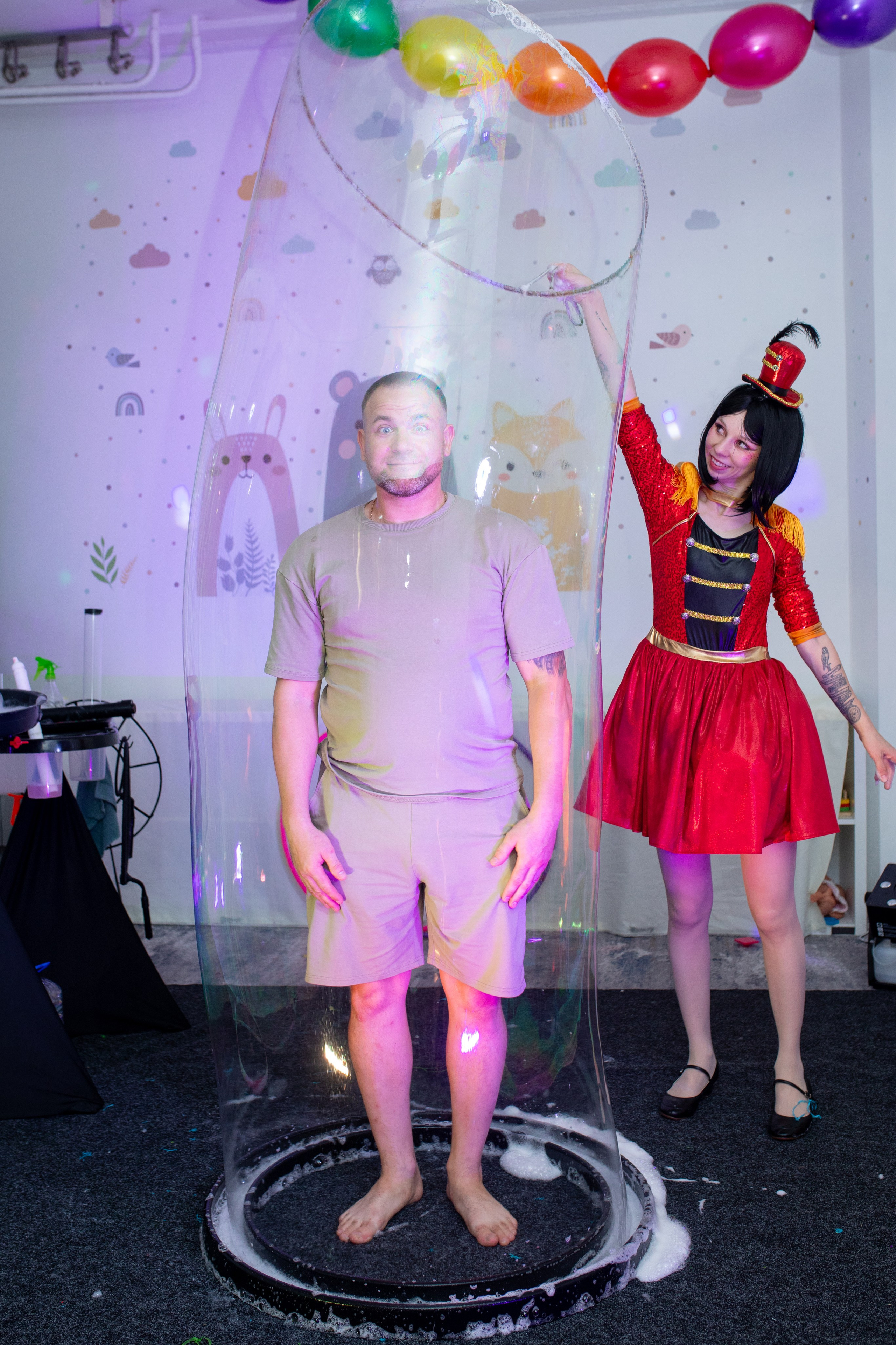 Цирковое представление. Студия мыльных снов