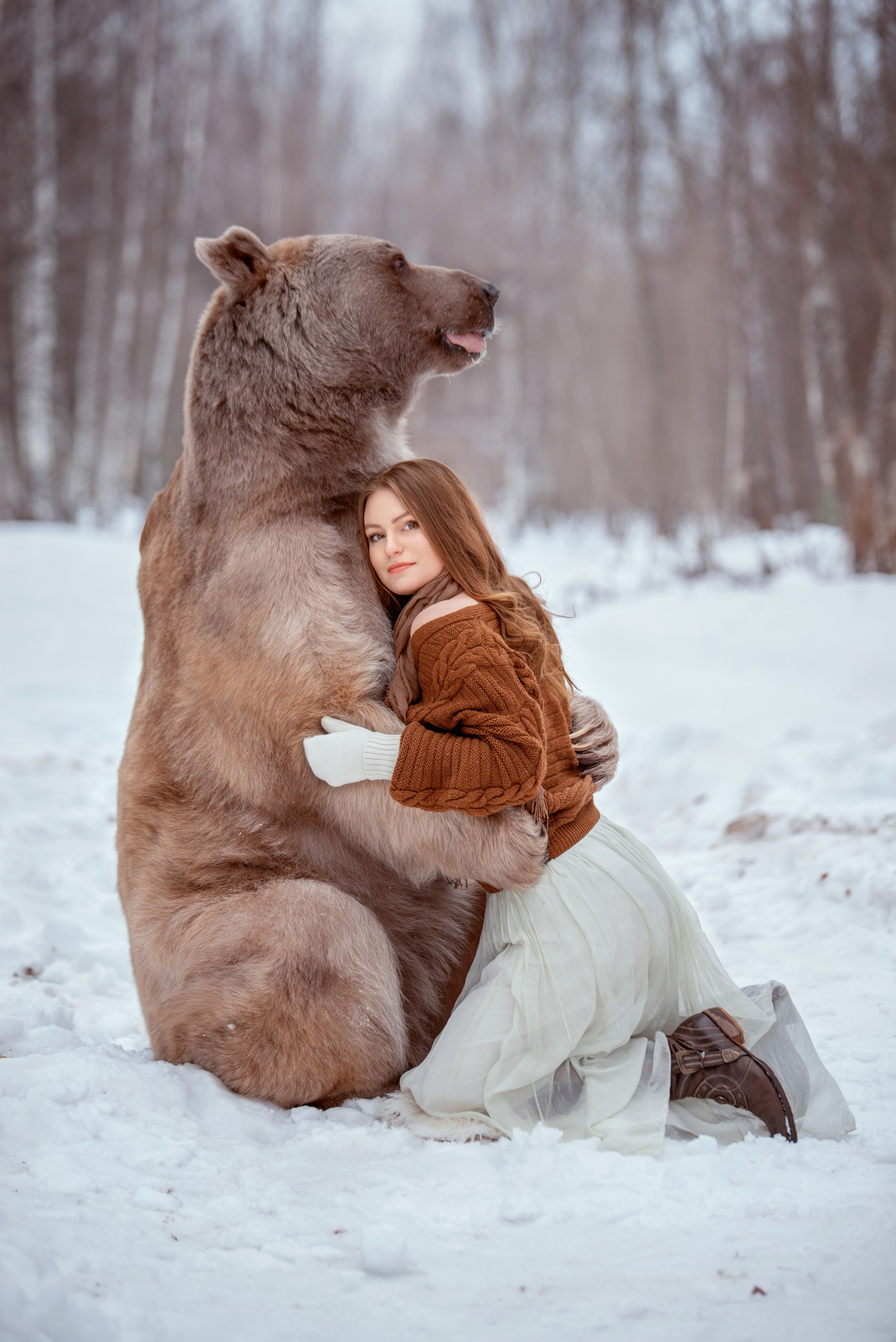 Фотосъемка с медведем в Москве
