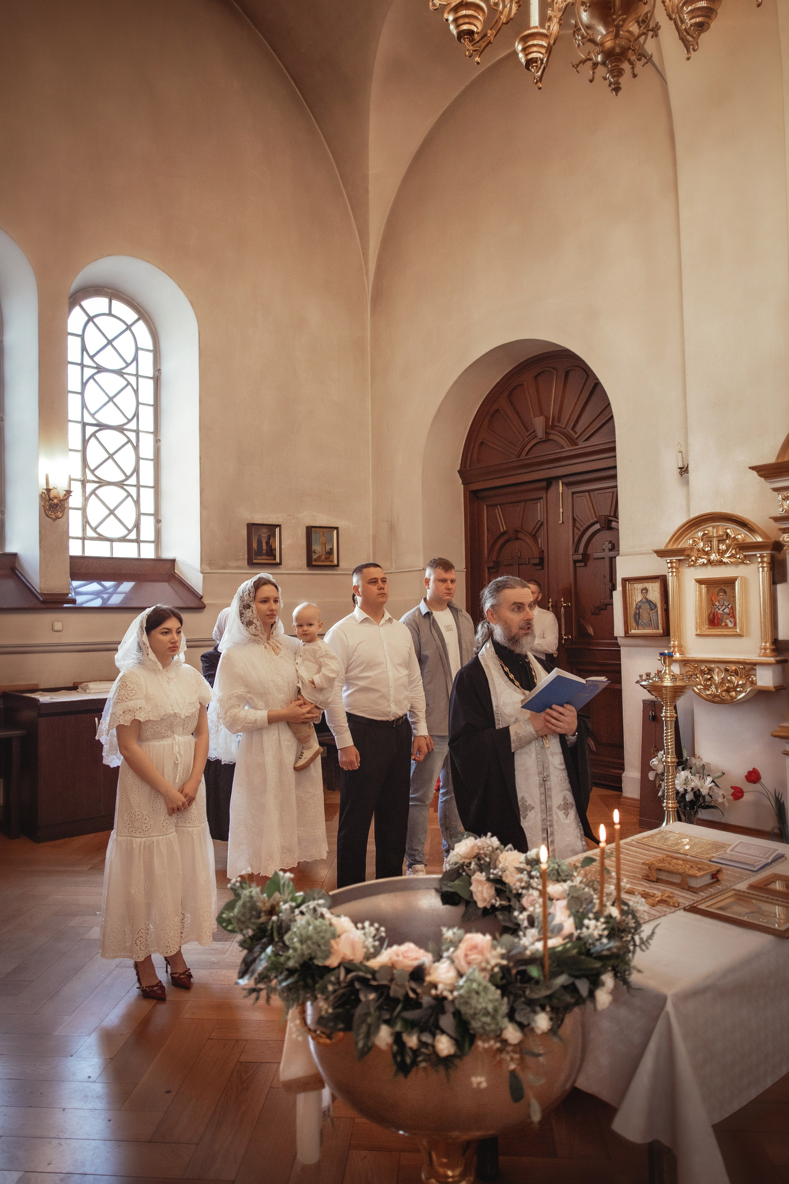Таинство Крещения Филиппа. Свято-Екатерининский собор г. Краснодар. Фотограф на Крещение и Венчание Краснодарский край — Гранкина Юлия