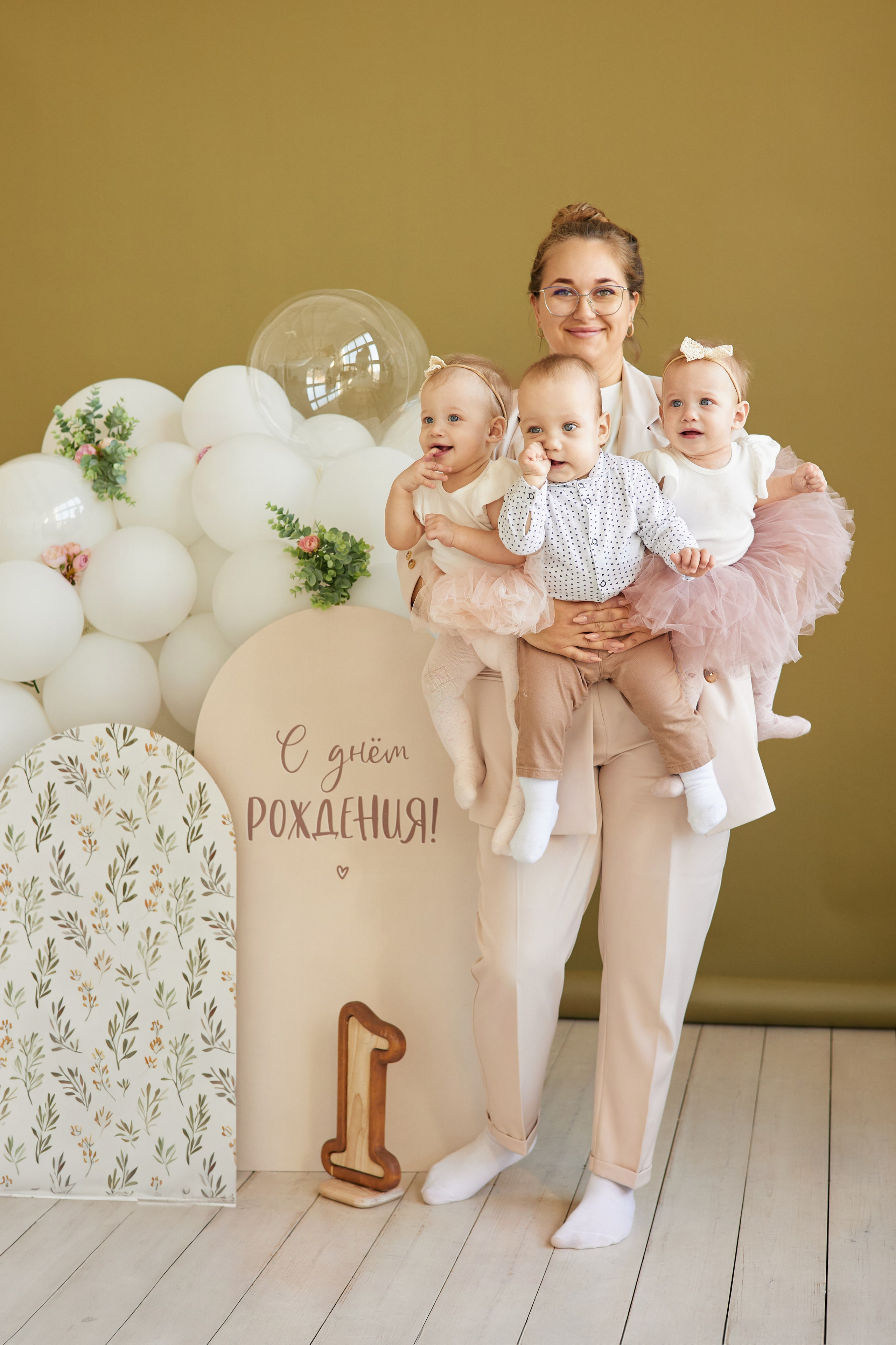 Тройняшки. Фотограф женского портрета, беременности и материнства Харькова Елена