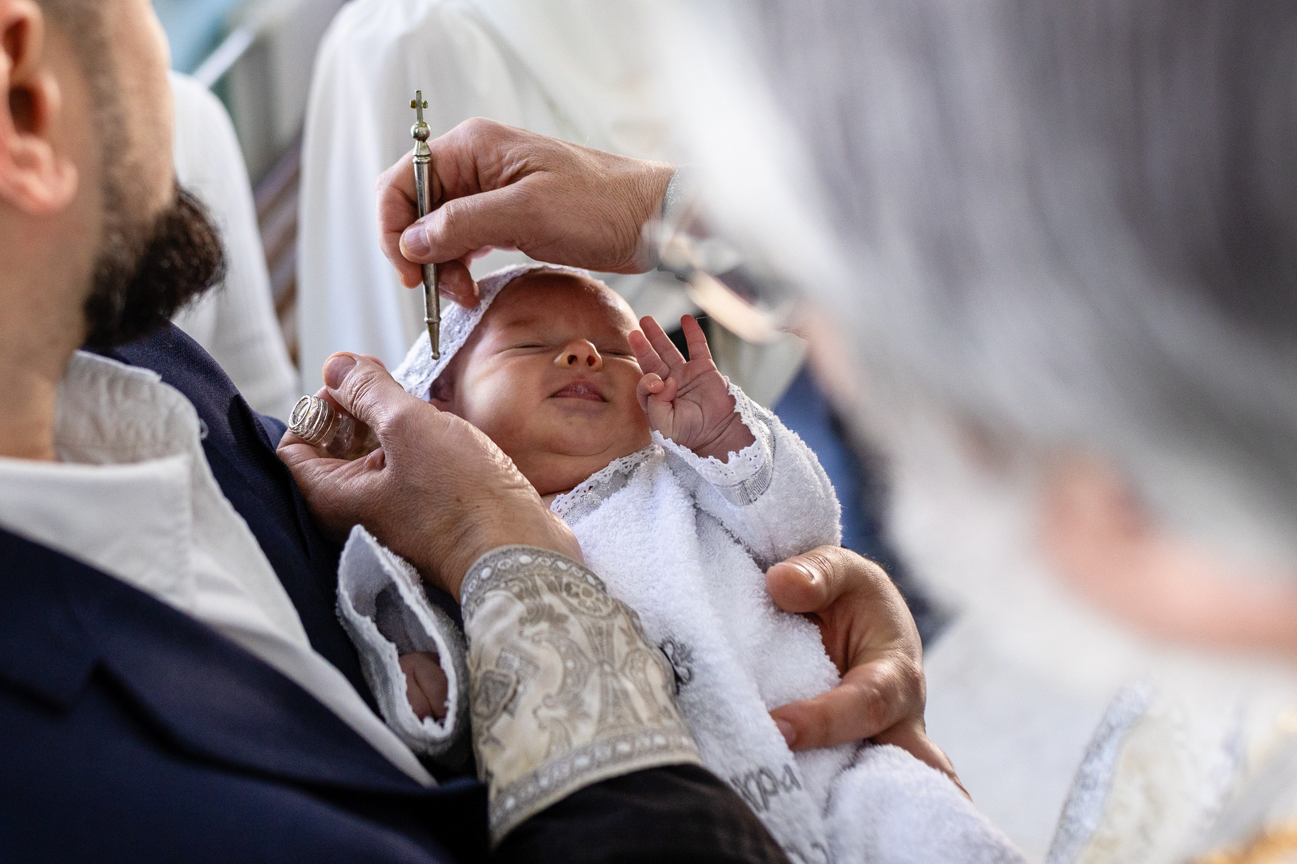 Крещение в Храме Влахернской иконы Божией Матери Кузьминки. Профессиональный фотограф в Москве и Мо Мария Шантарёва