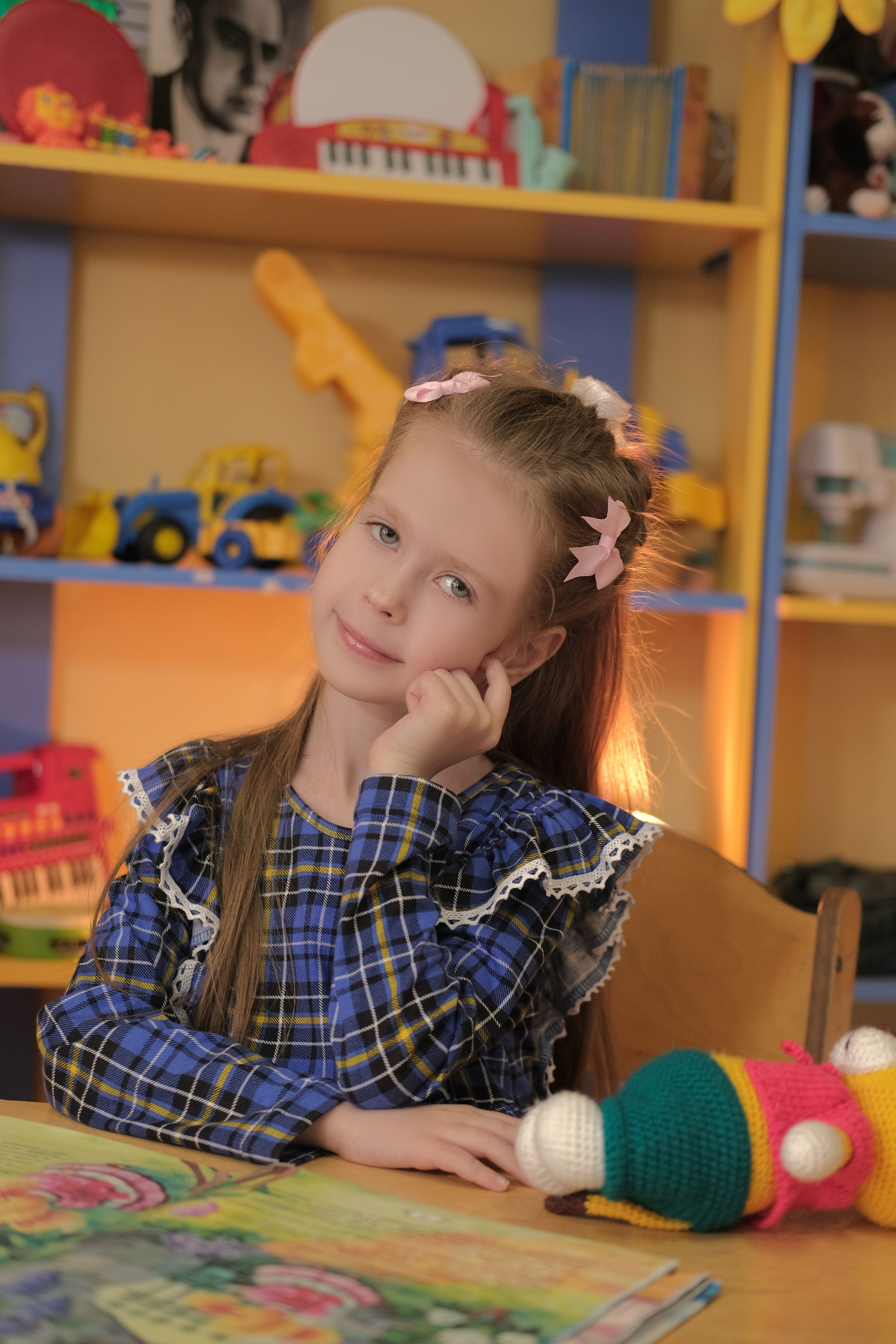 Детский сад портреты 2025. Лиза Рязанцева