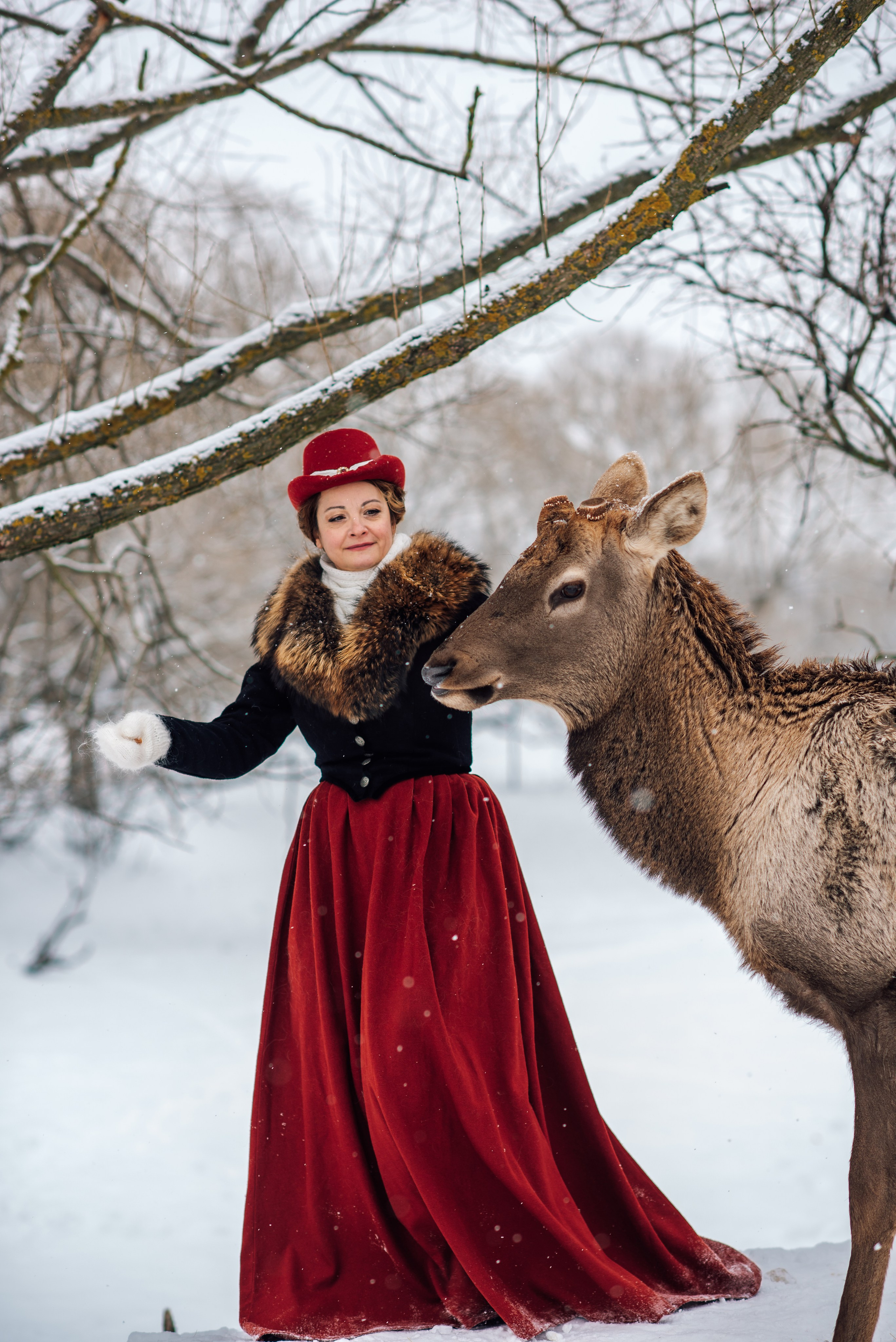 Зимняя парфорсная охота. Фотограф Диана Вальтер