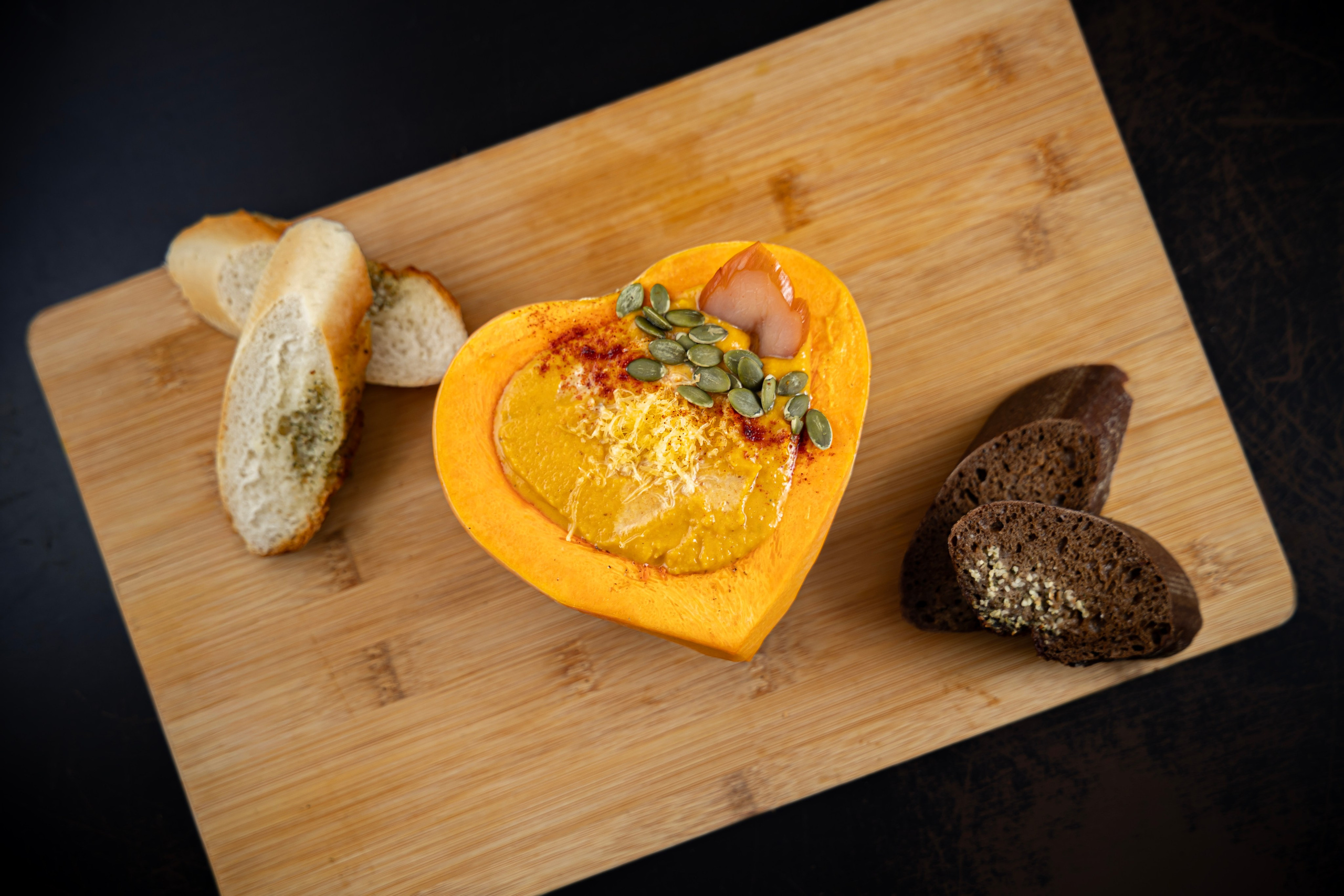 Тыквенный суп. Фотограф Александр Глебов