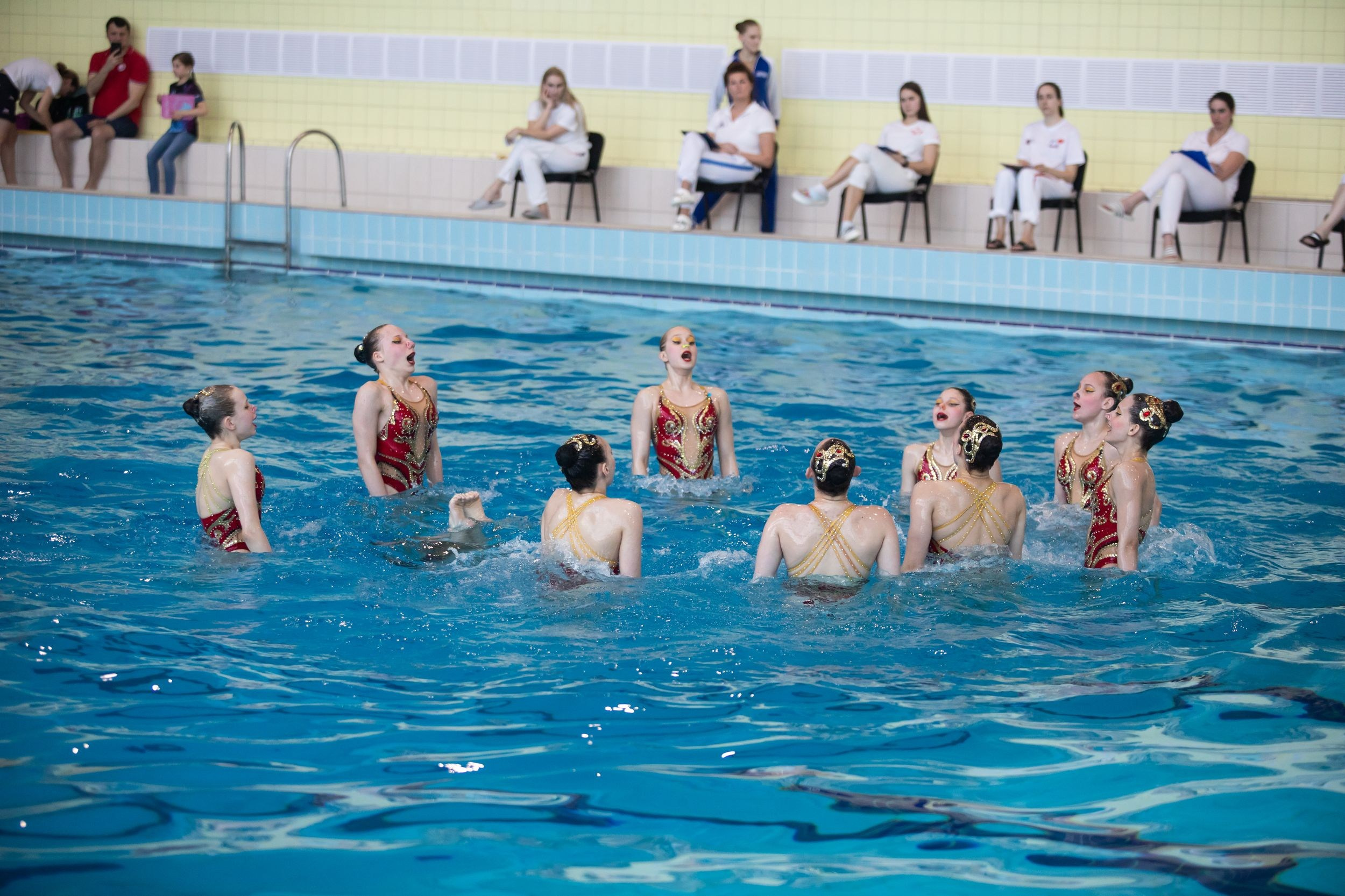 Первенство ЦФО по синхронному плаванию (16 апреля 2023). Репортажный фотограф Алексей Пирязев