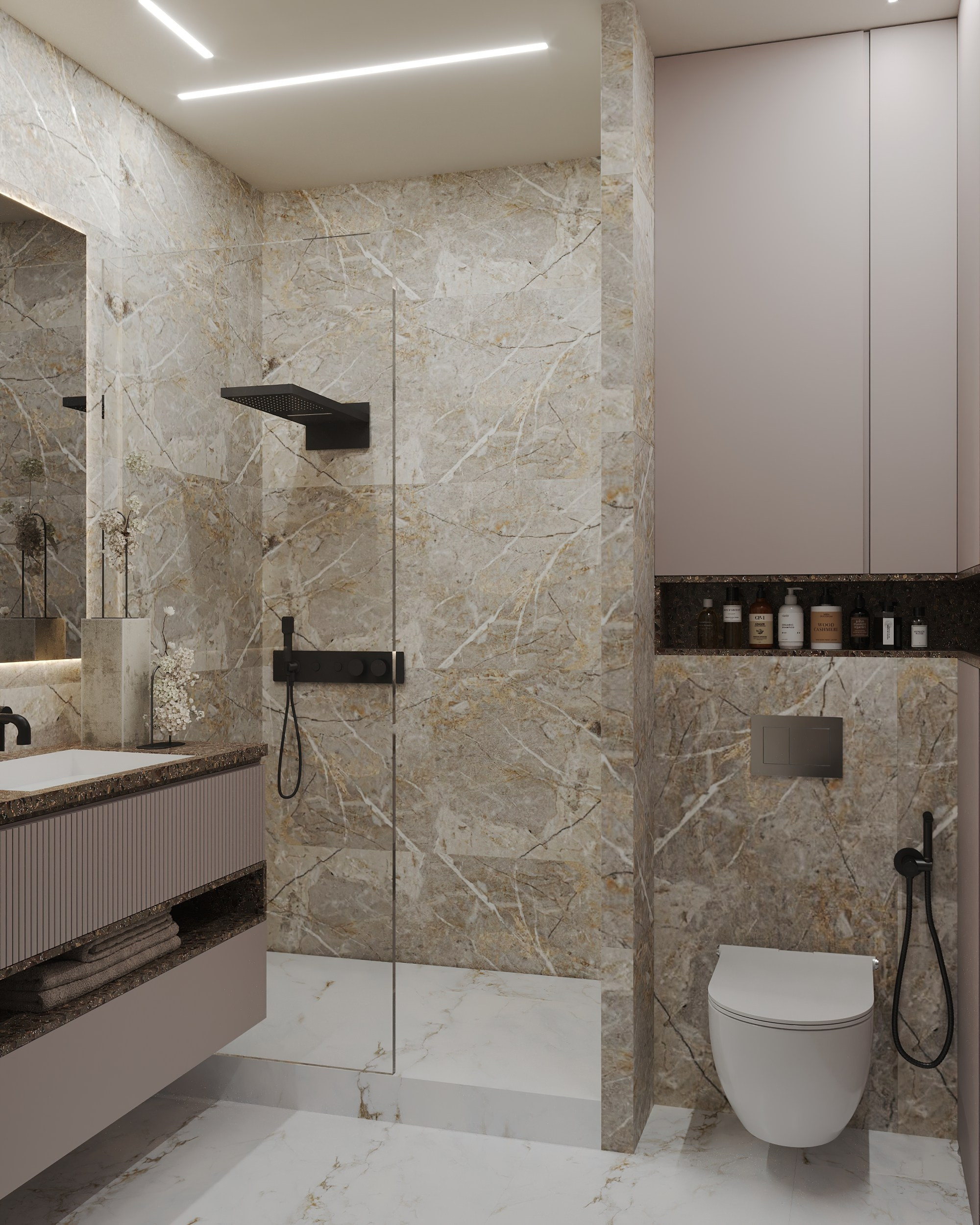 4-х комнатная квартира в Москве. Интерьерный 3Д Визуализатор Маргарита Оберемко