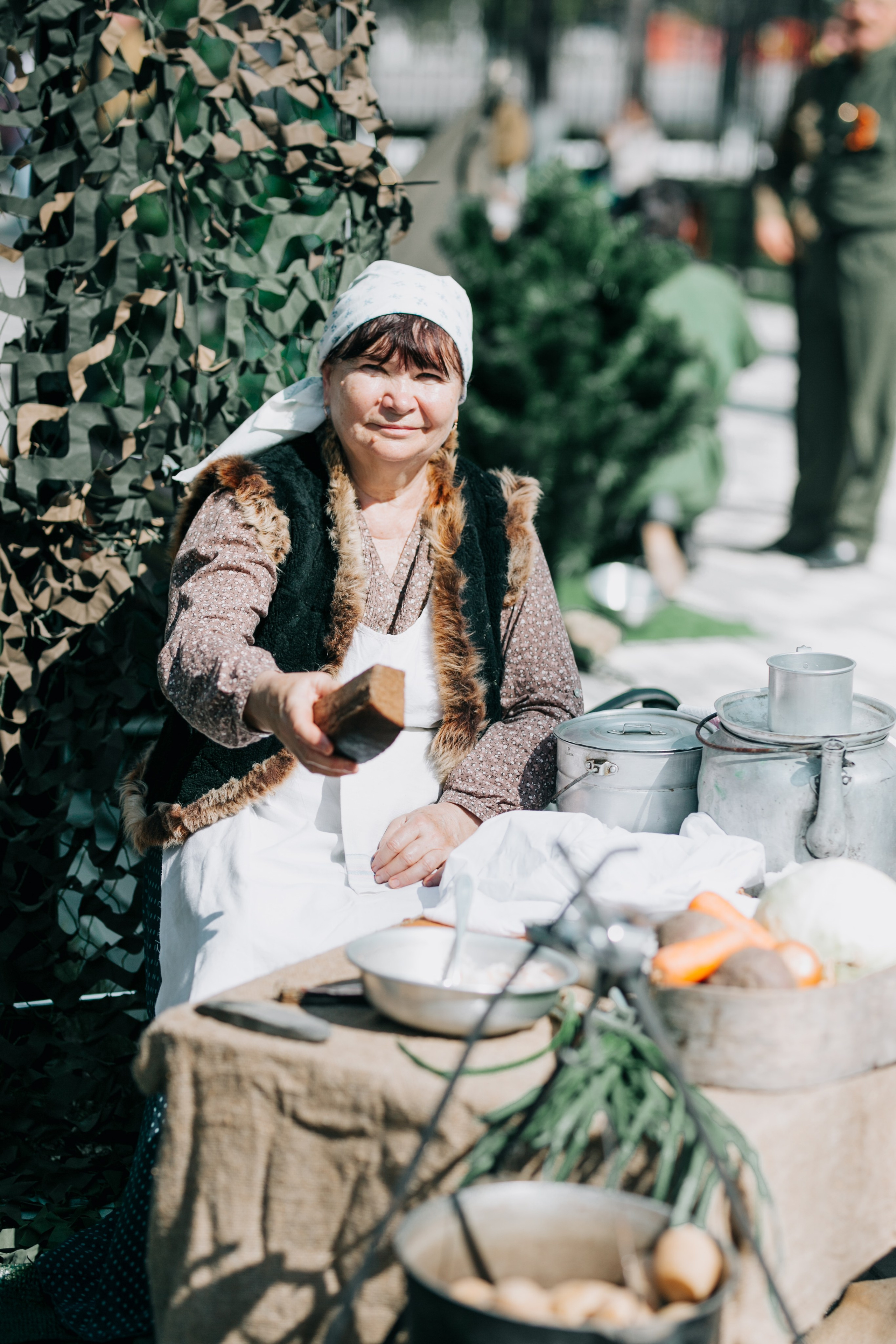 День освобождения Бахчисарая от нееко-фашистских захватчиков. Фотограф в Крыму