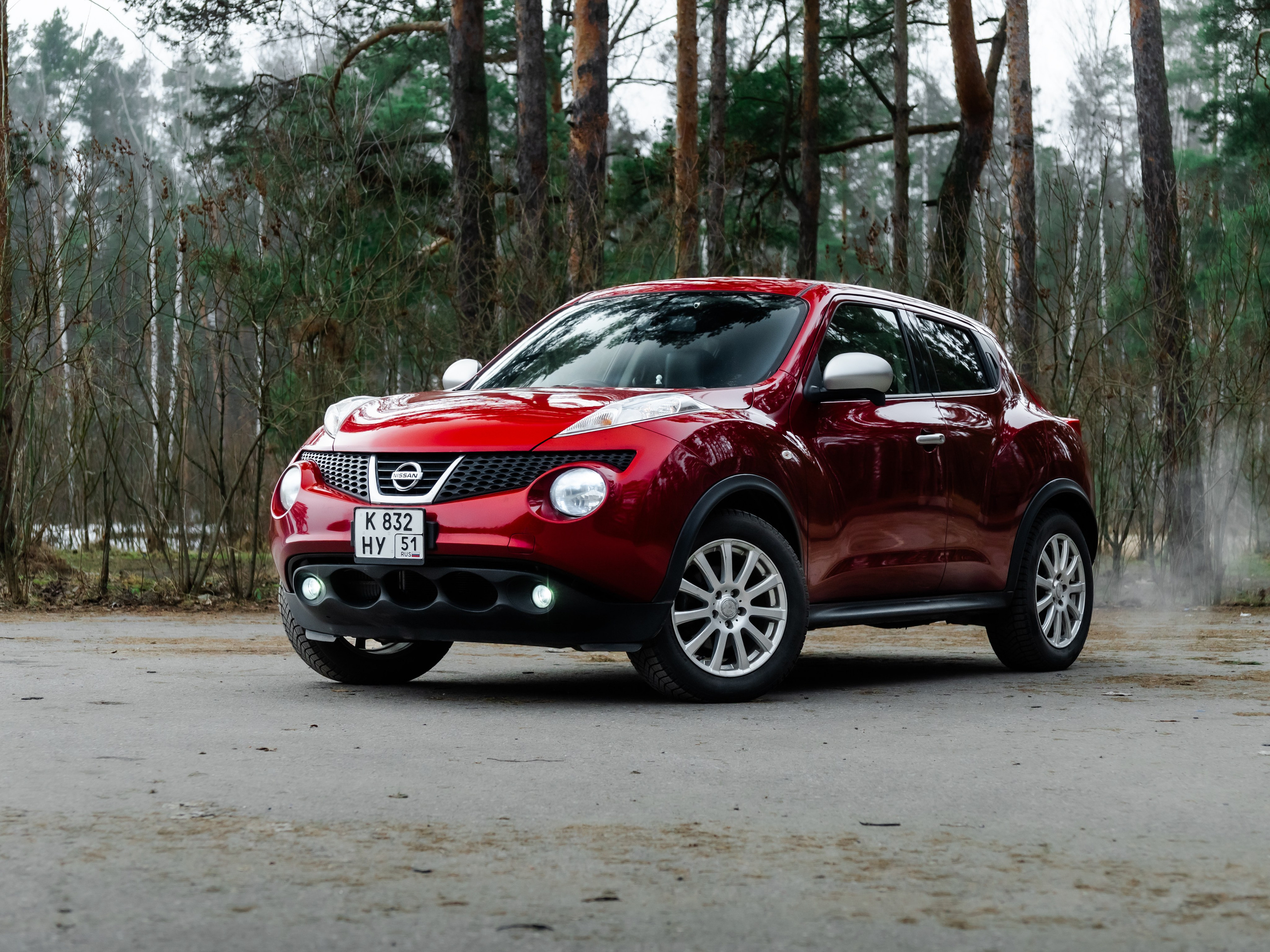 NISSAN JUKE JAPAN. Opasnophoto