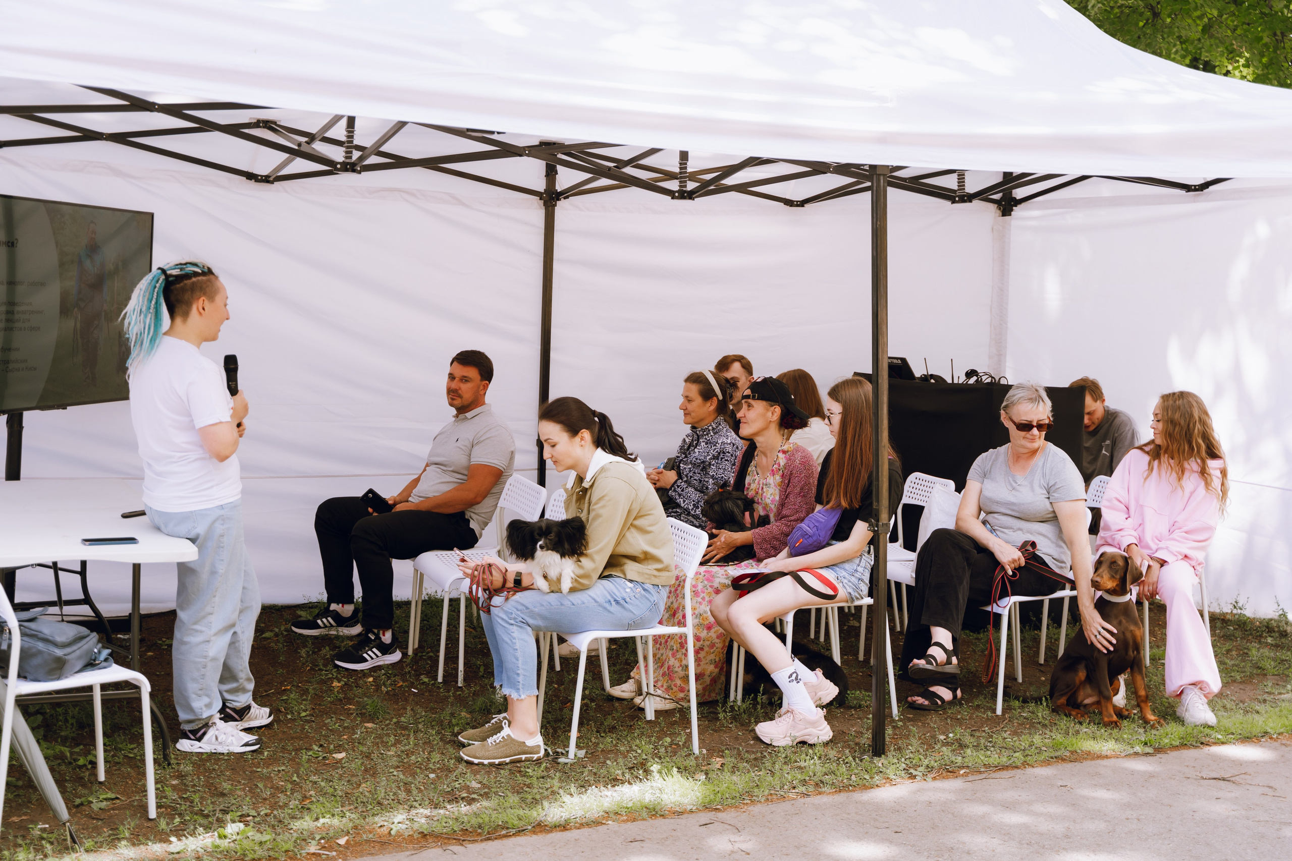 Площадка фестиваля «Мампус и его друзья» в Лесопарке 2025. Фотограф Надежда Погребняк | Рязань | Москва