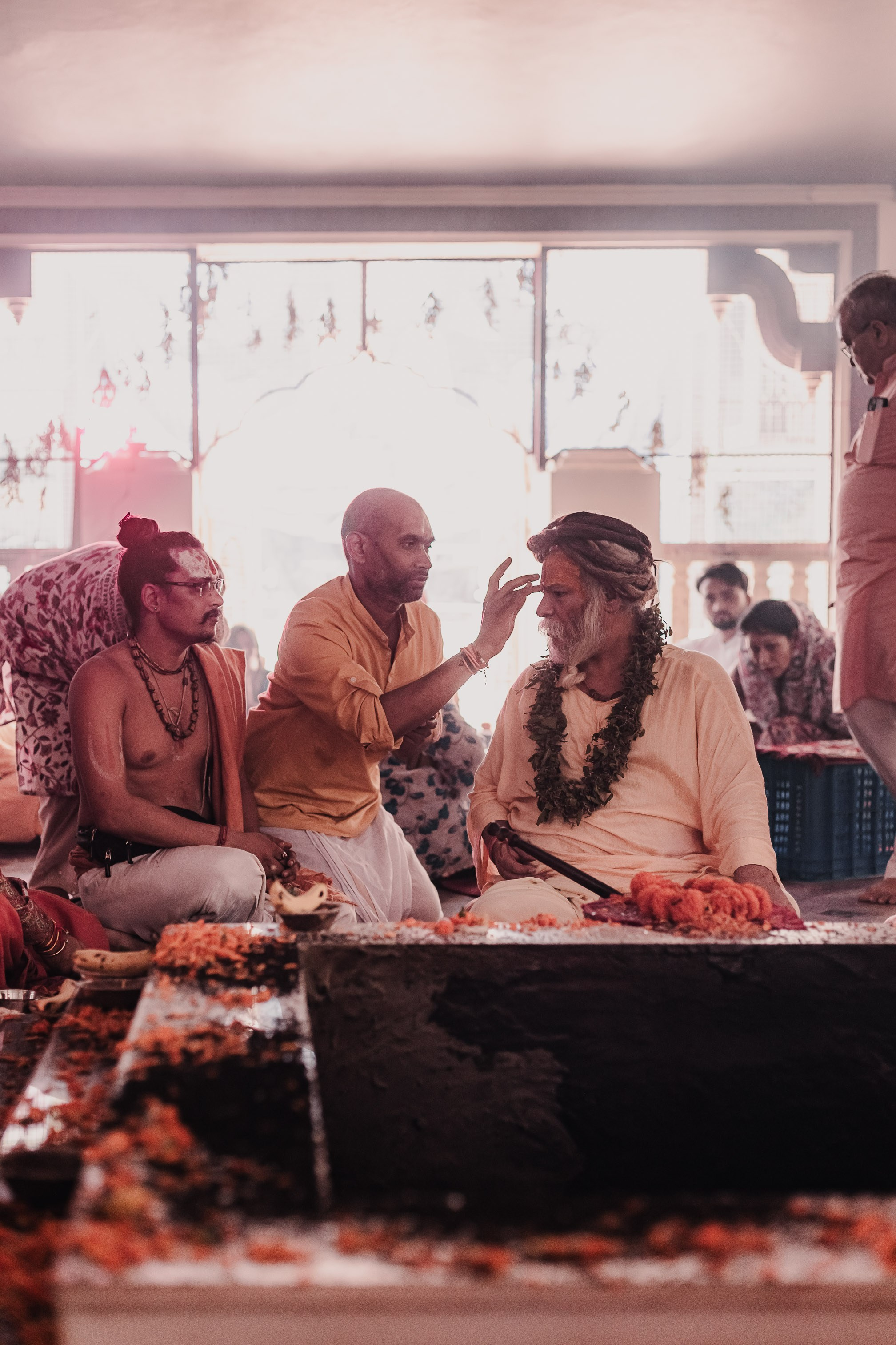 Navaratri yajna at Devraha Baba Ji ashram. Мариам Багдасарян