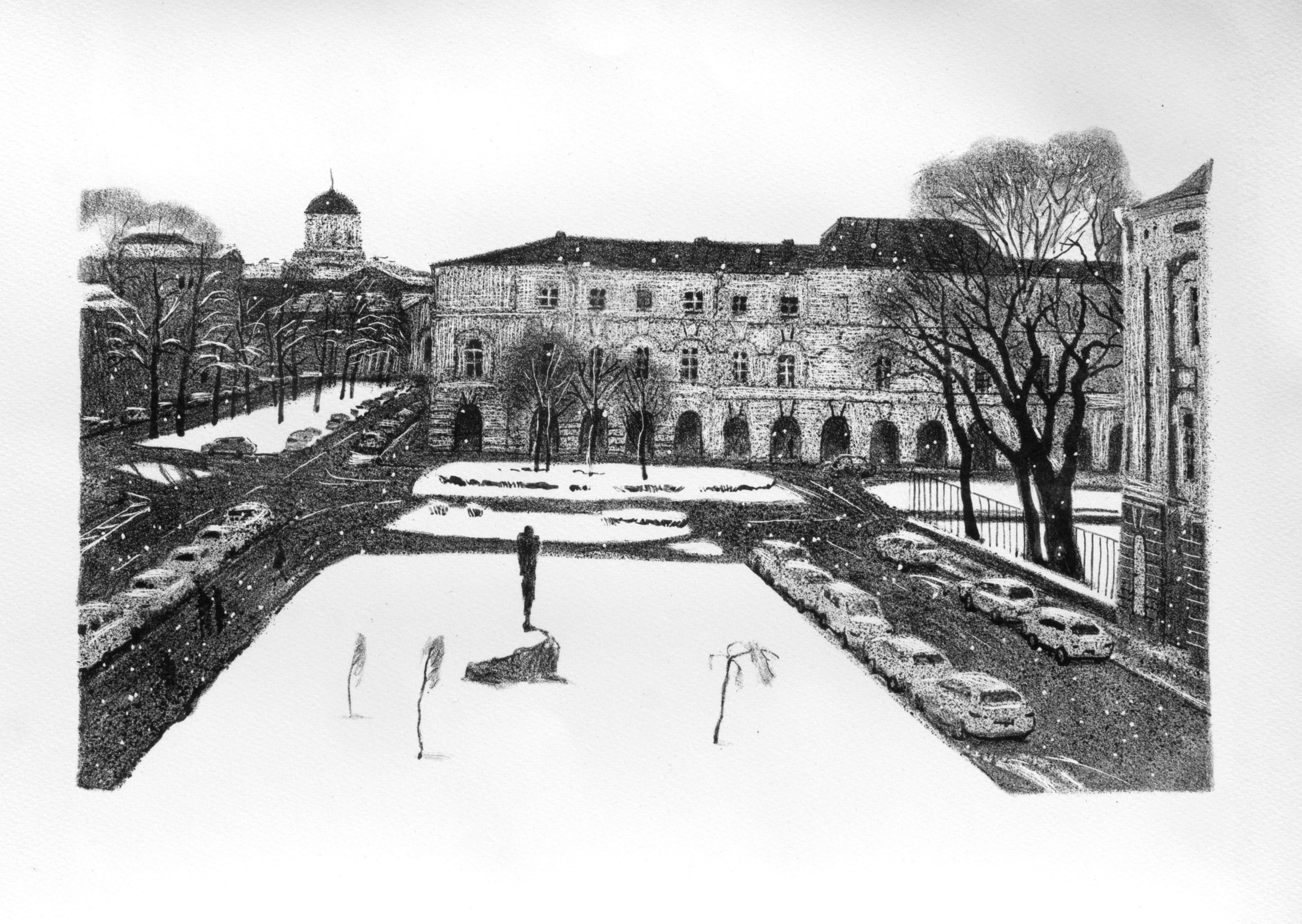 Университет. Альбом литографий. Ольга Васильева художник в Санкт-Петербурге