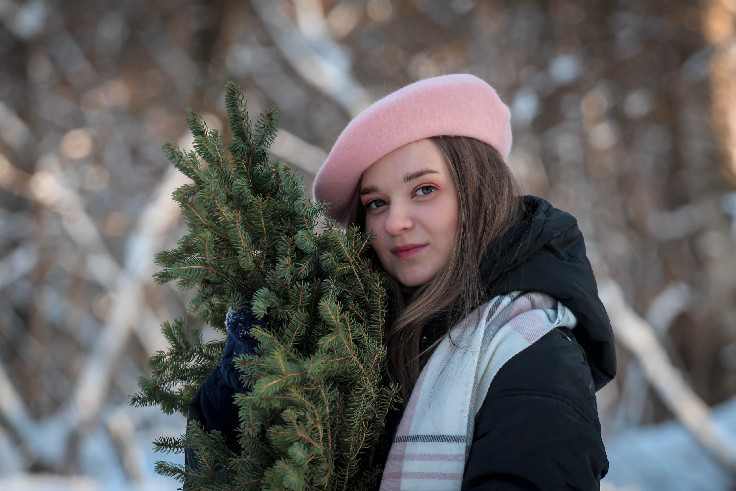 Зимняя прогулка Оли. Виктория Шишкова свадебный фотограф Москва и МО (Балашиха, Щелково)