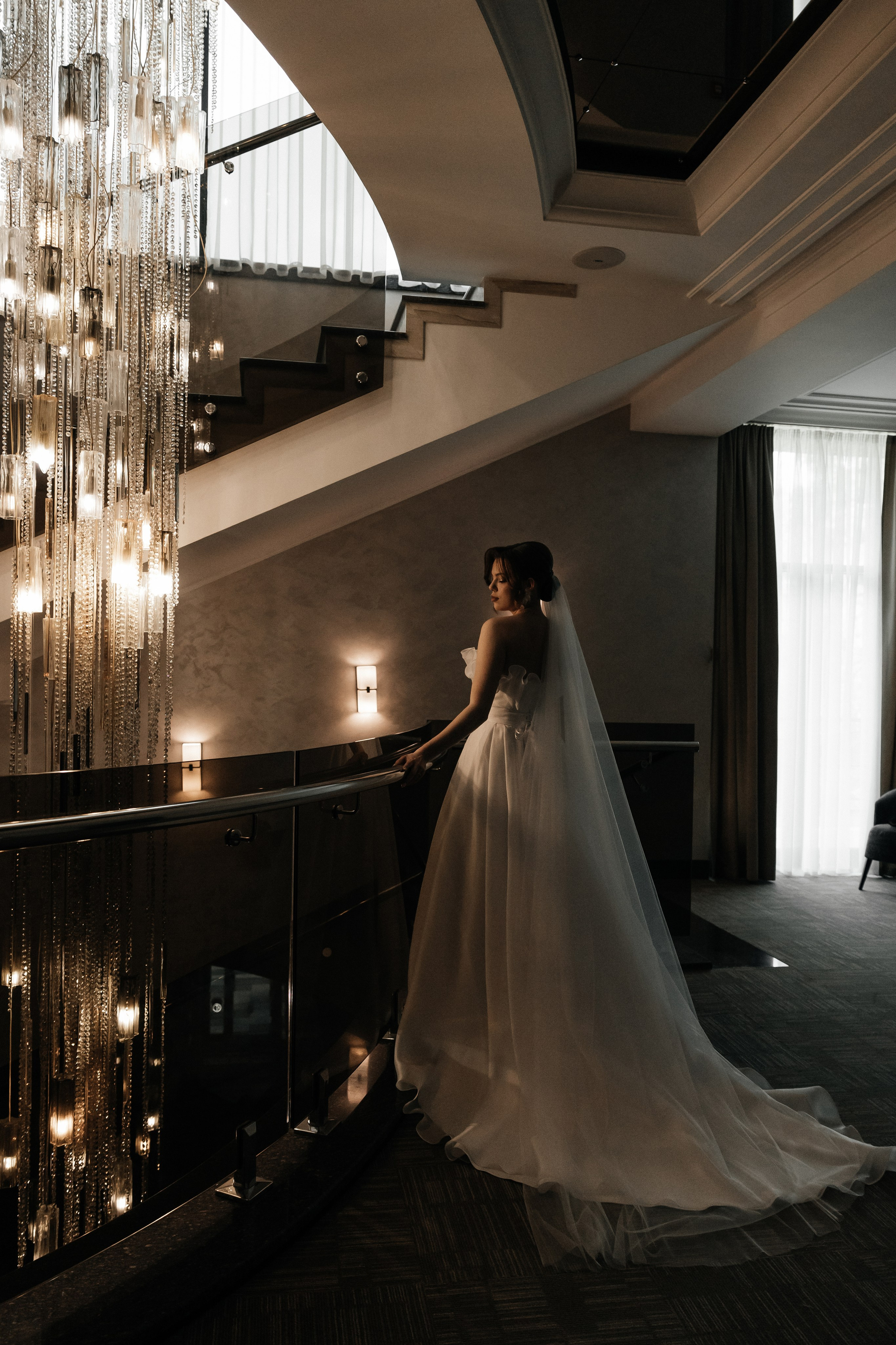 Белая классика свадьбы Даниила & Виктории. Вэлком, выездная регистрация и свадебный прием в одном стиле. Организация мероприятий ЮФО Кавказ