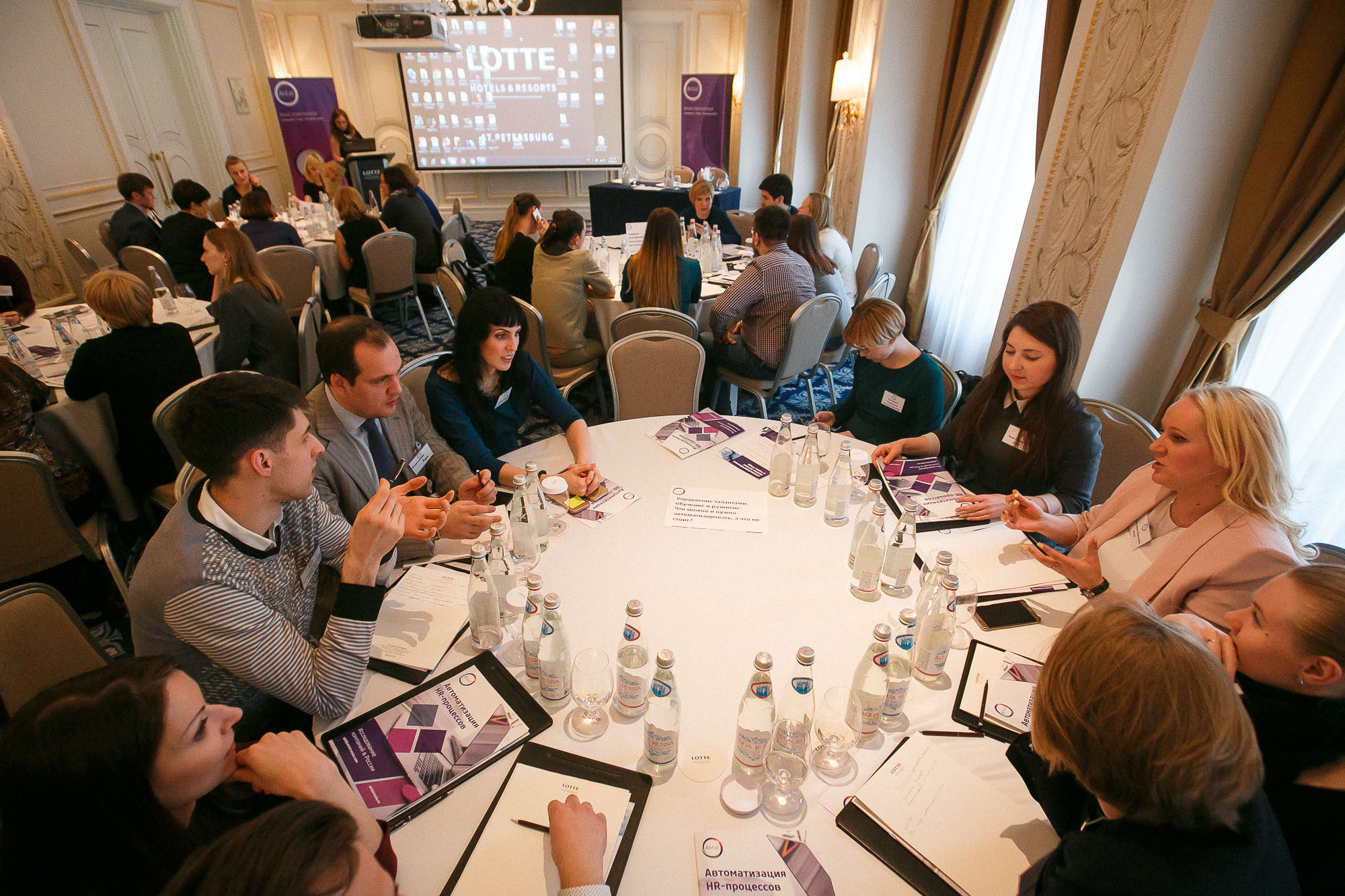 Бизнес-завтрак в «Lotte». Рабочая сторона — бизнес портрет и репортаж в Санкт-Петербурге