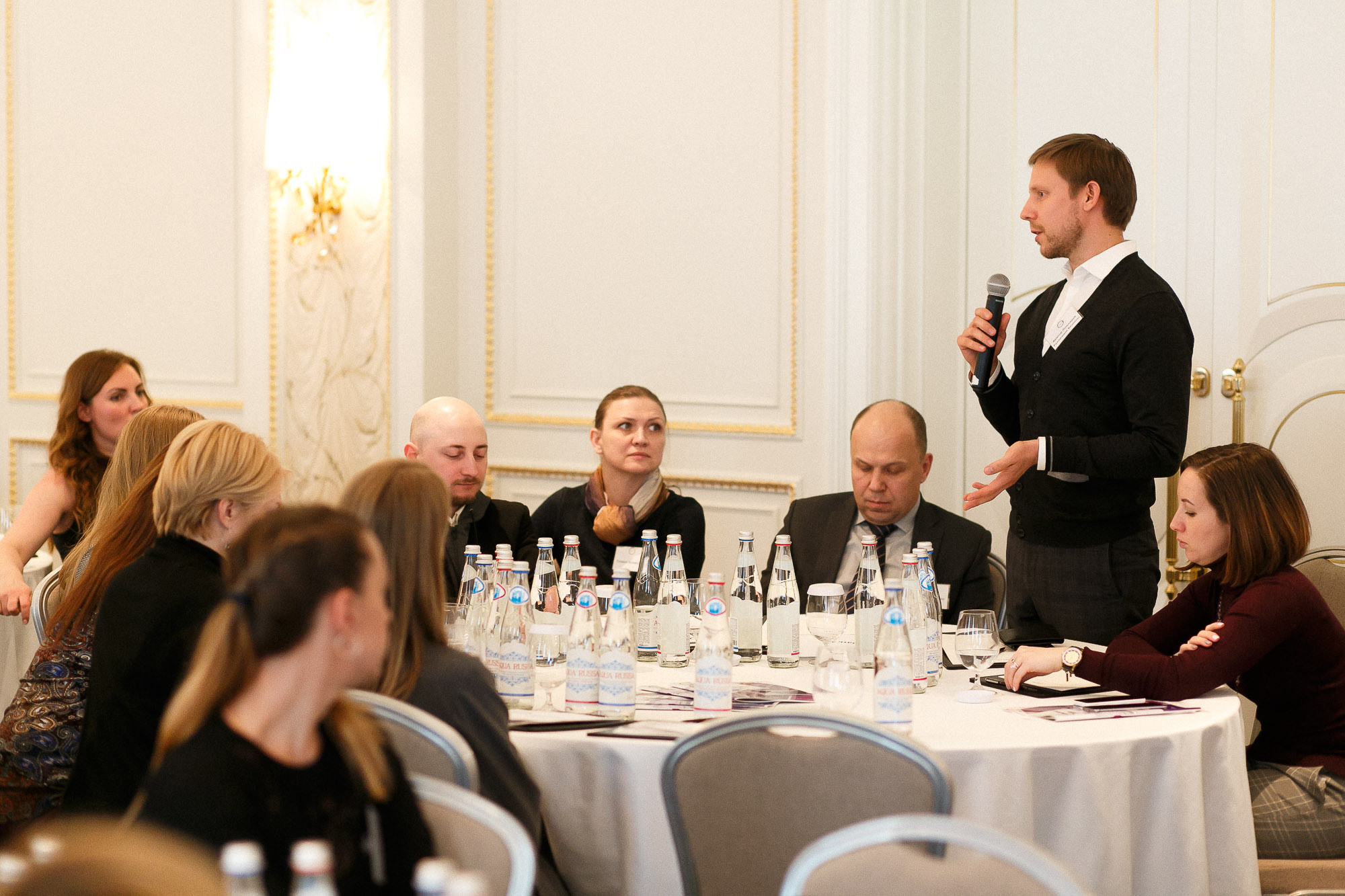 Бизнес-завтрак в «Lotte». Рабочая сторона — бизнес портрет и репортаж в Санкт-Петербурге