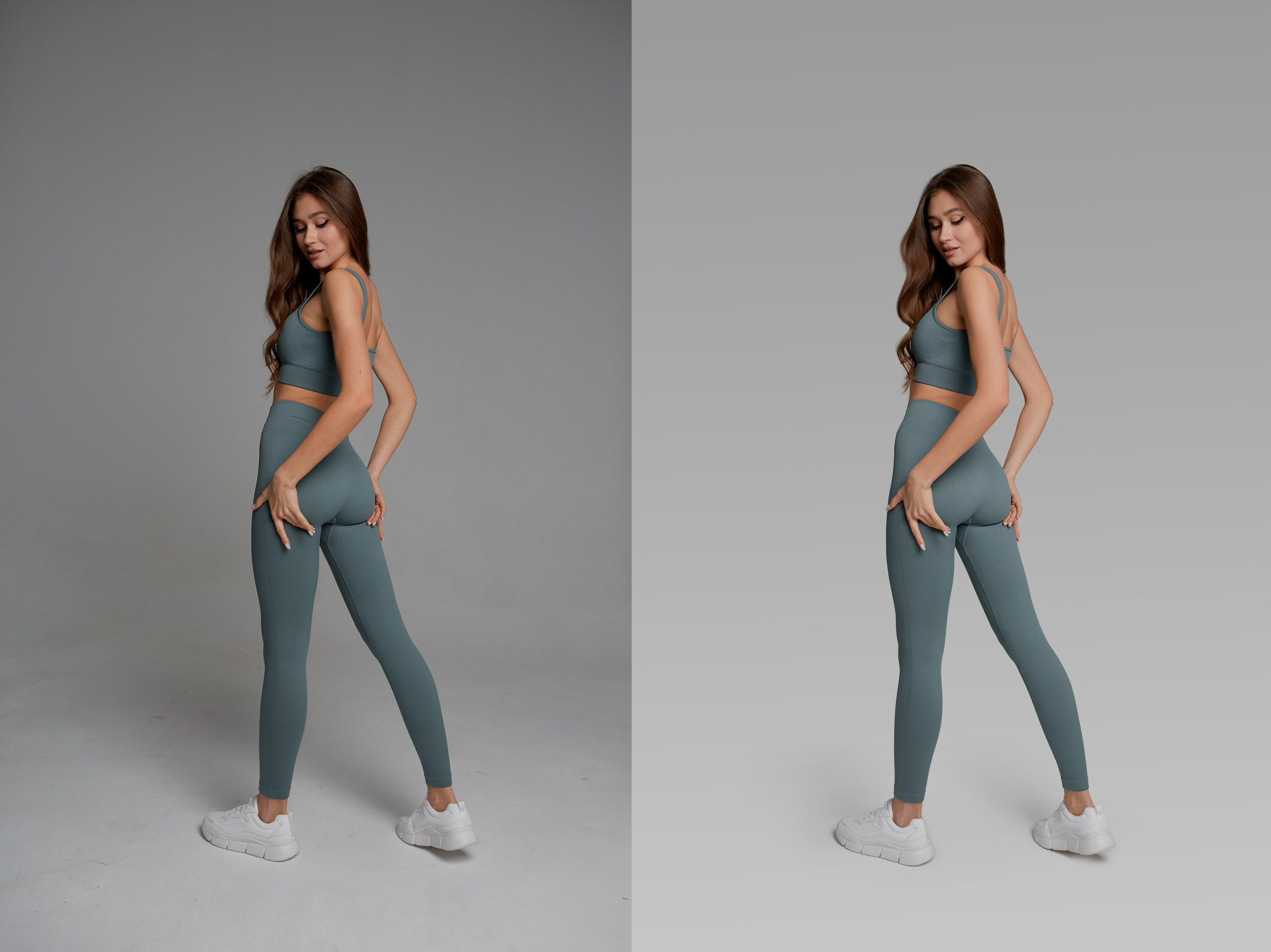 Ретушь портретов для рекламы спортивной одежды — динамика и стиль! | Студия SVITHART