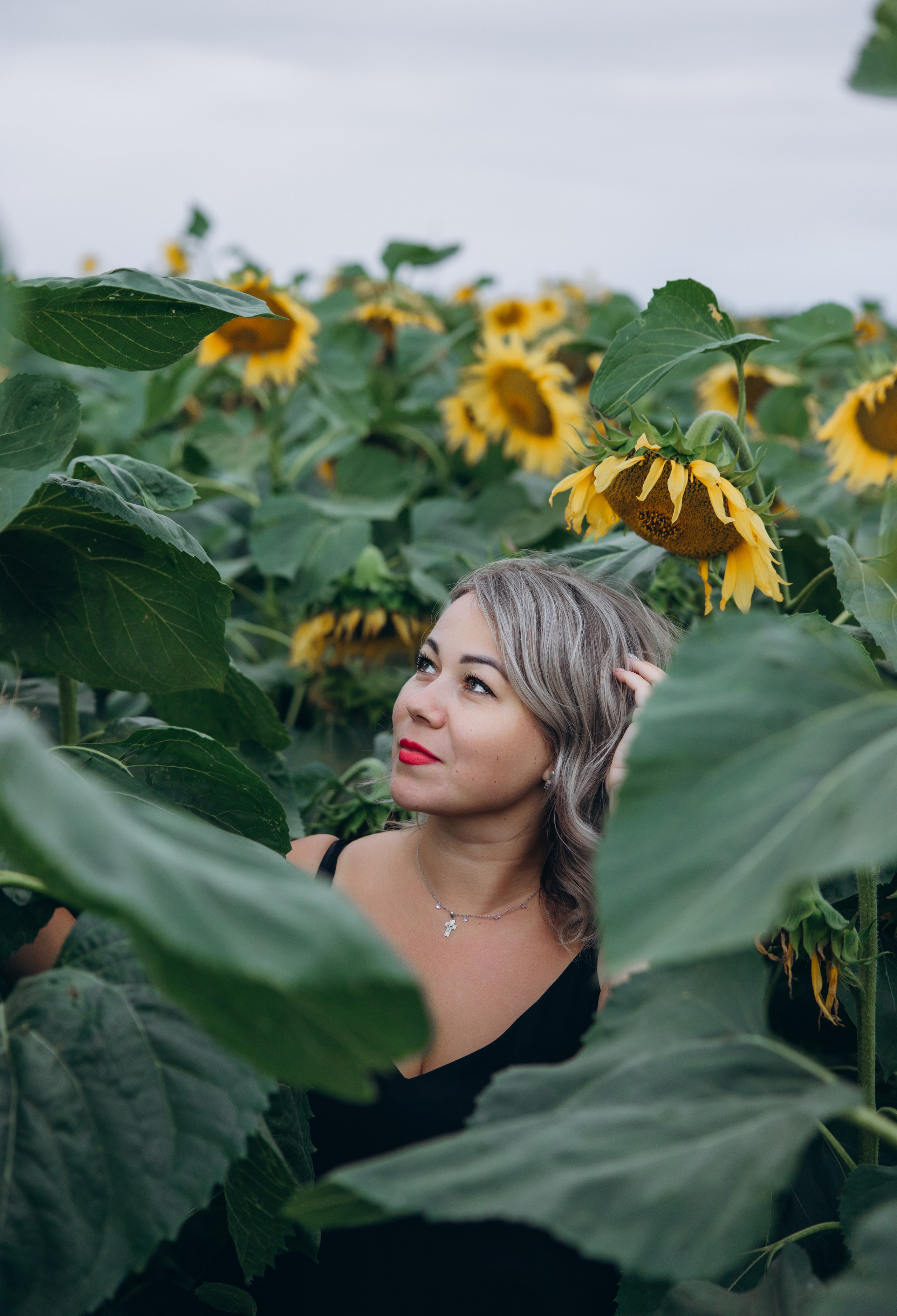 Кристина в Подсолнухах. Фотограф в Красноярске Евдокимова Анастасия