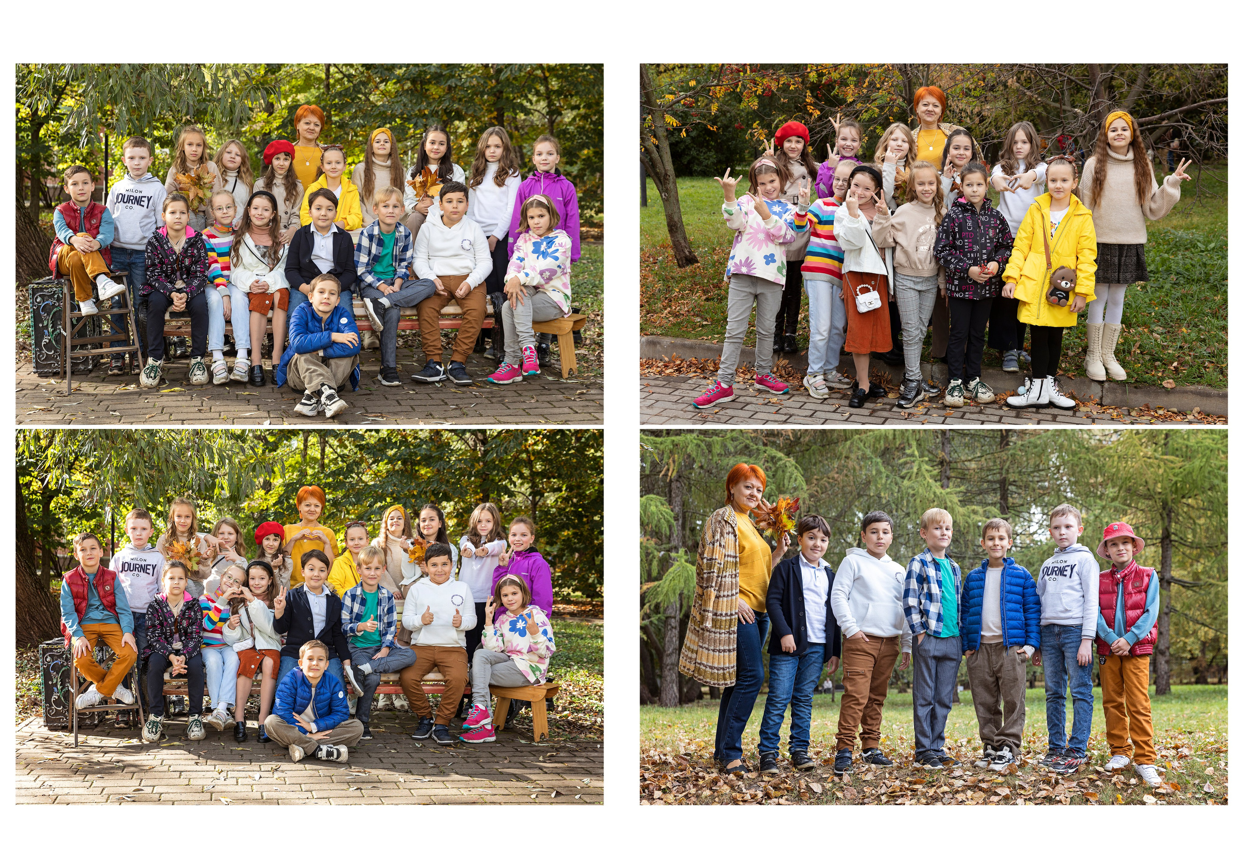 4 класс осенняя съемка. Школьный фотограф в Москве Семенова Ирина