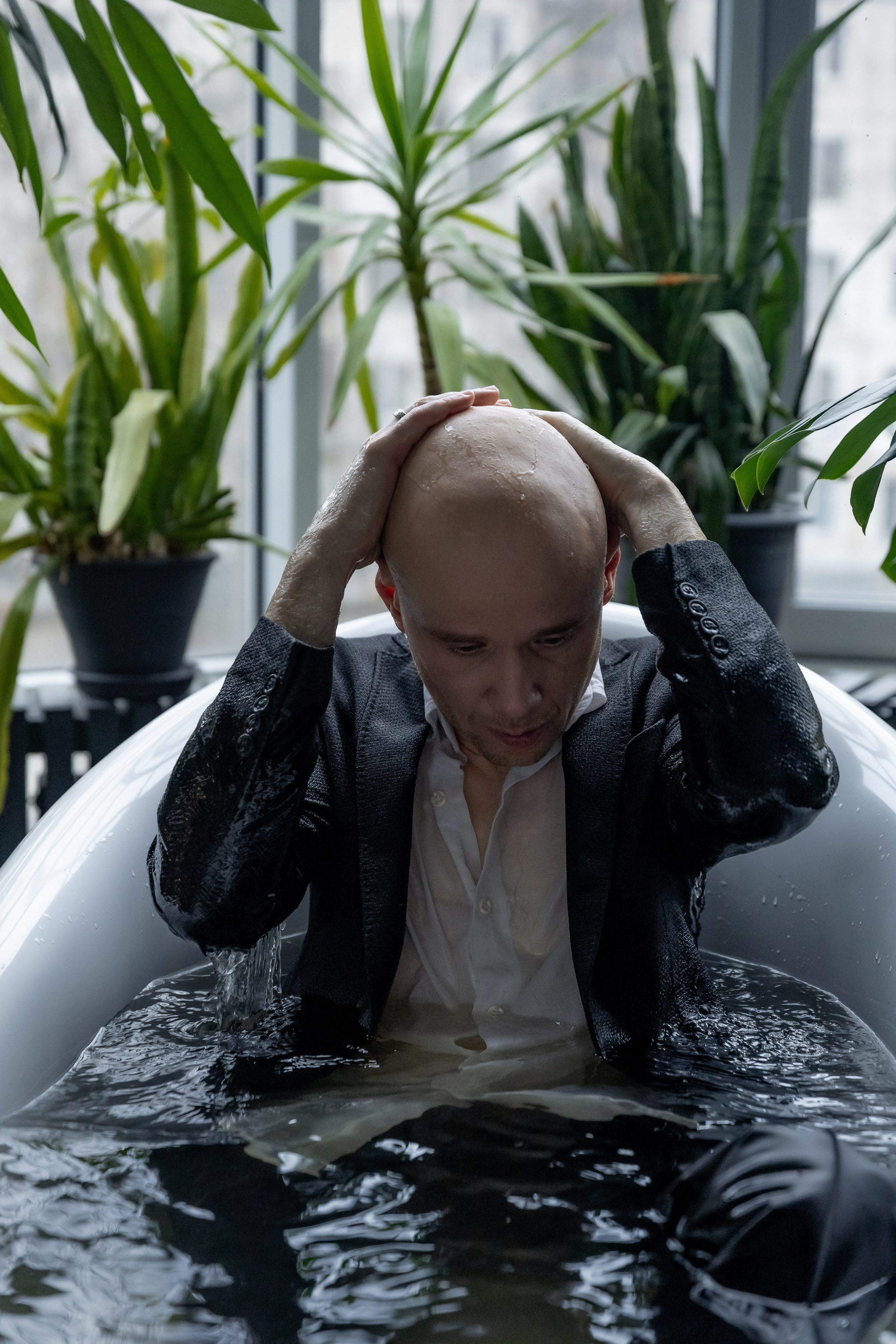 Мужской портрет в ванной. Рыжий Фотограф Иркутск