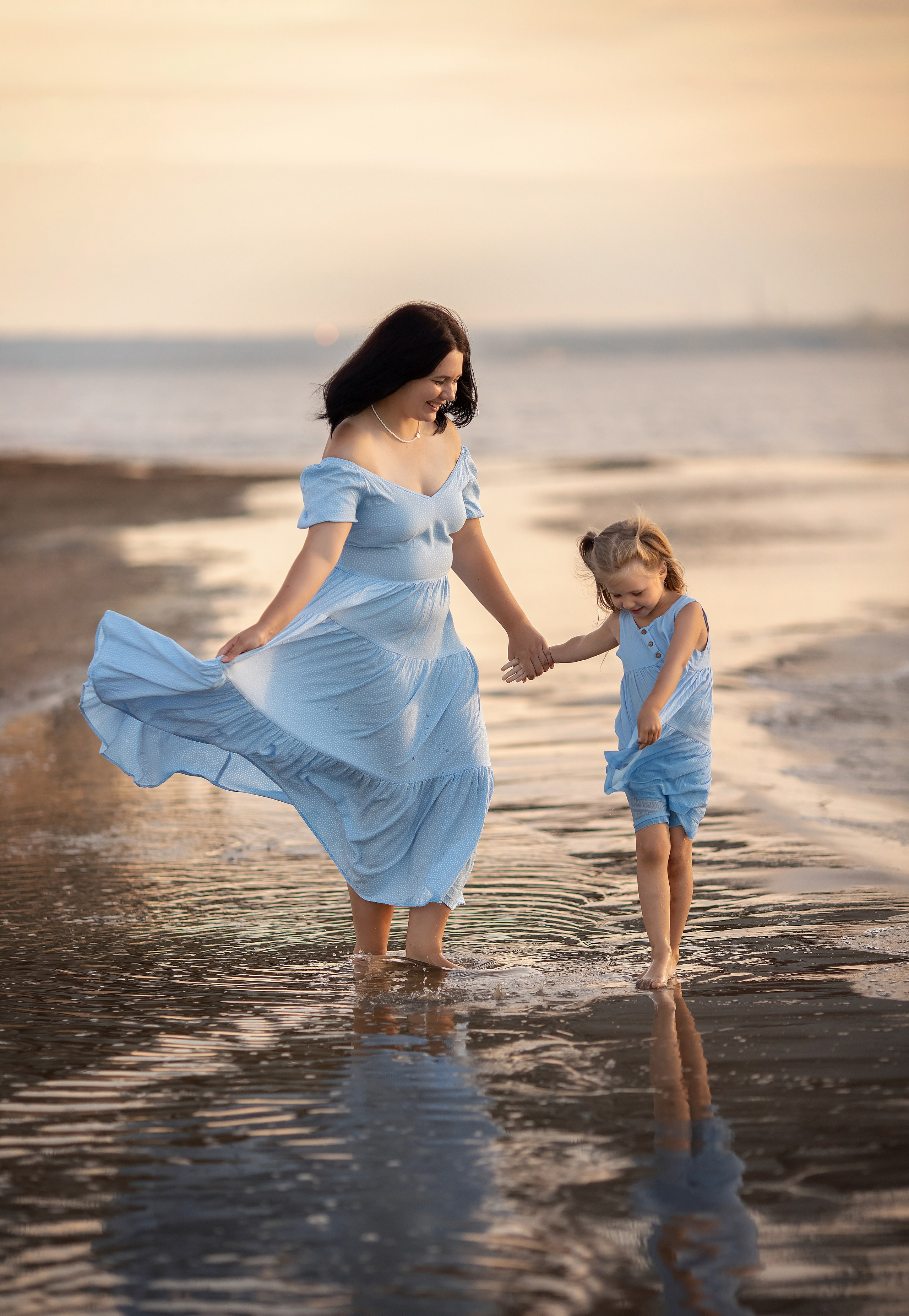 Босиком в закат. Семейный и детский фотограф в Саратове Полина Коткина