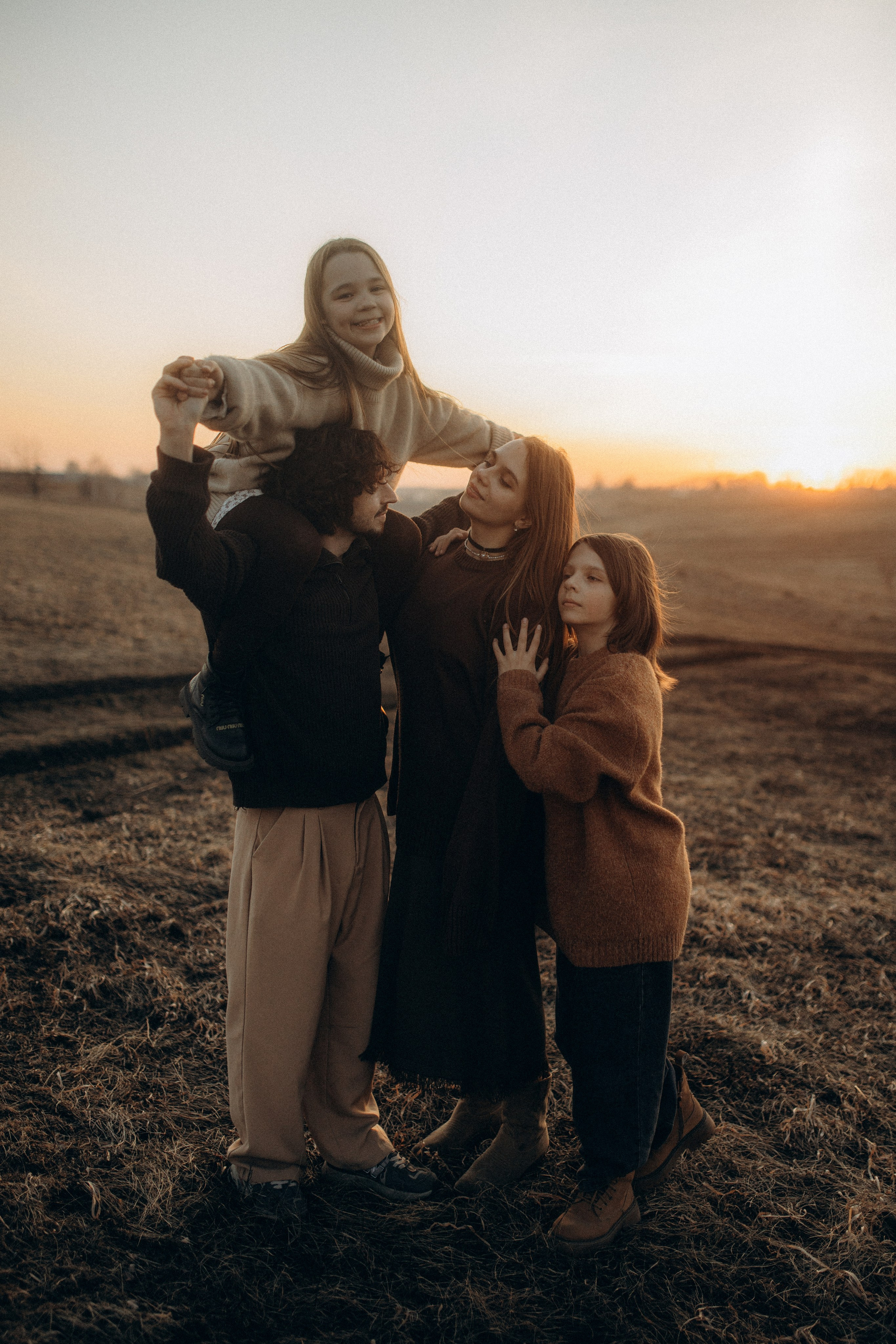 Семейная фотосессия Надя, Сережа, Арсений и Аня. Семейный и свадебный фотограф в Новосибирске/Бийске Екатерина Логинова