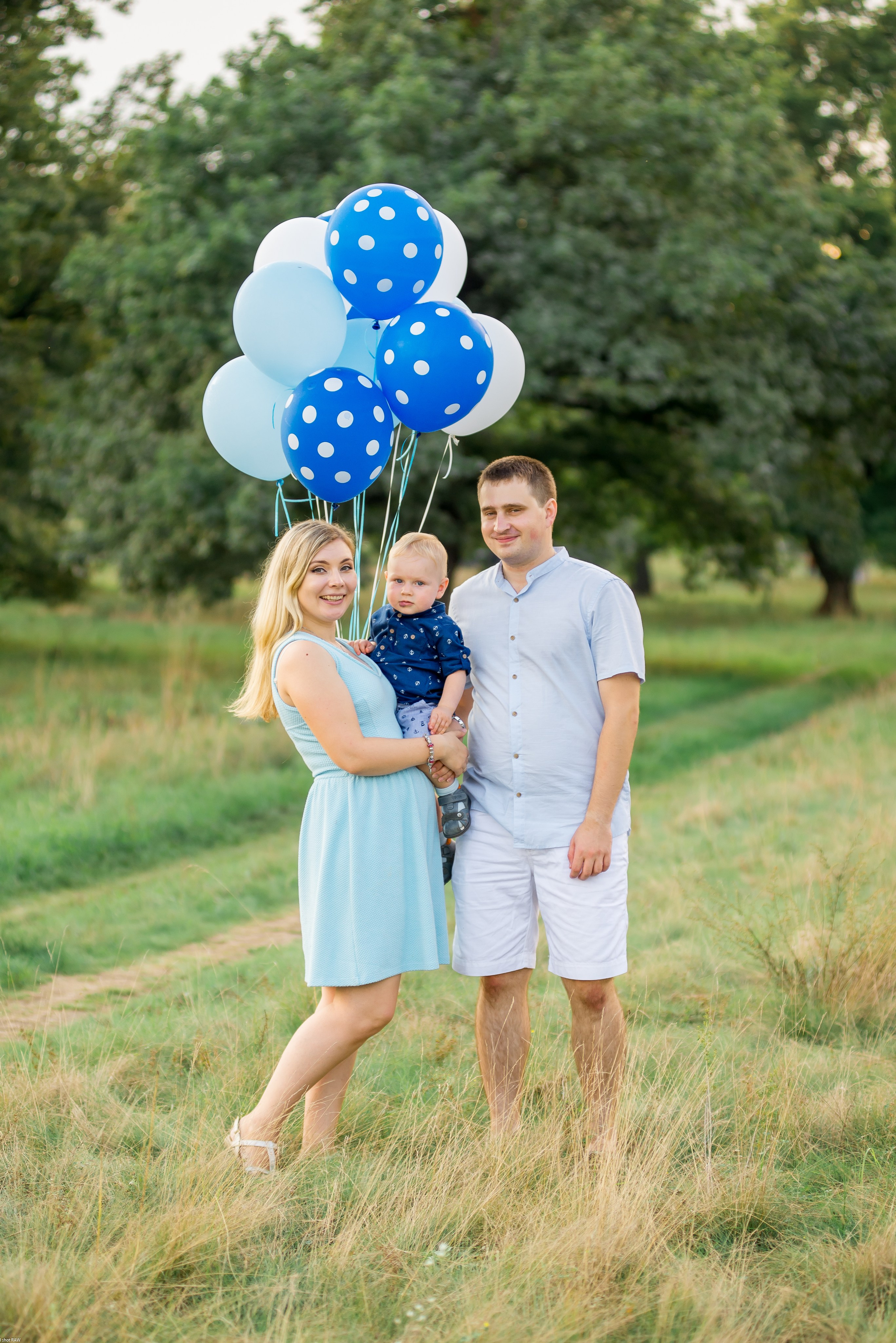 Вова, Маша и маленький Серёжа. Свадебный фотограф в Рязани Вагнер Владимир
