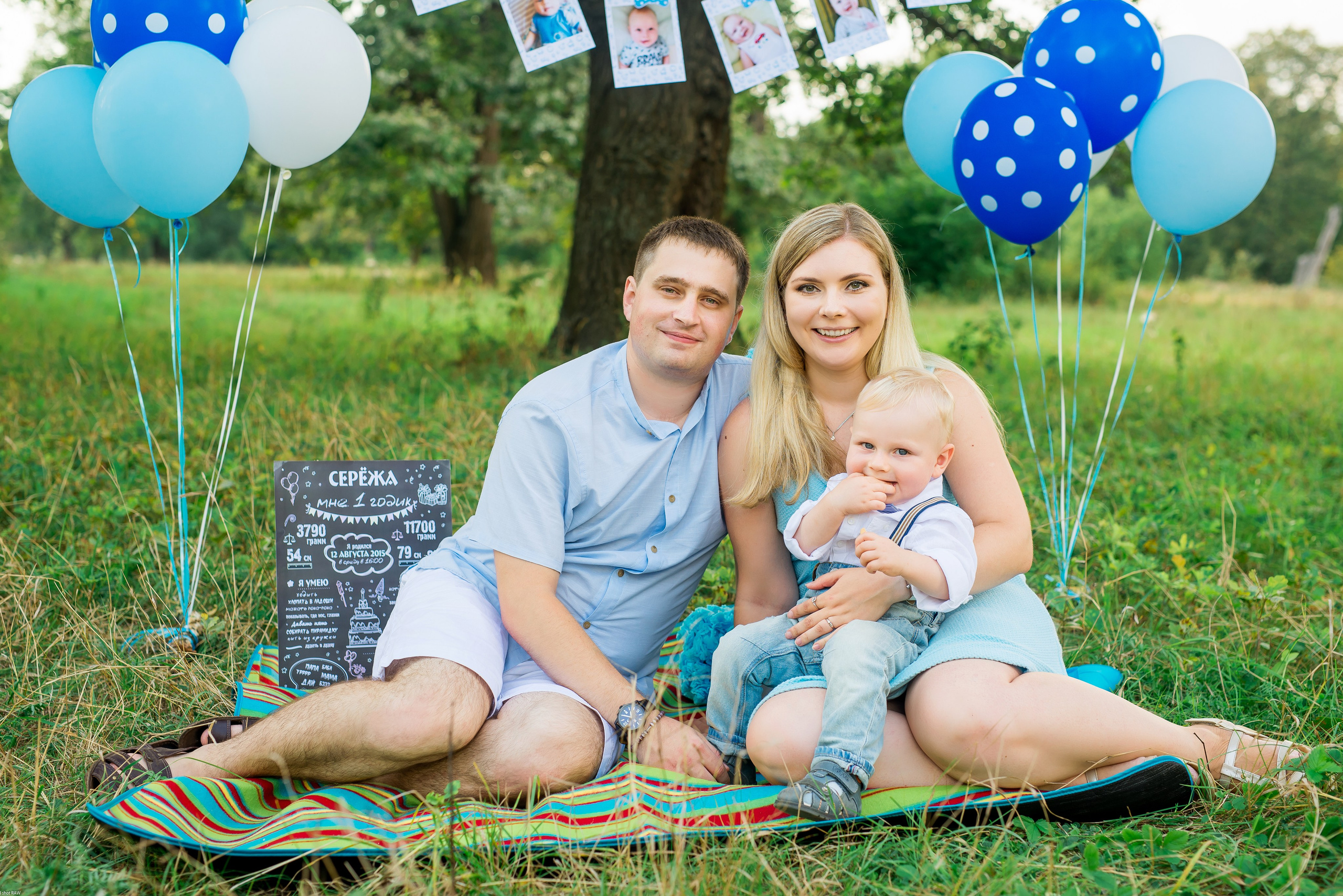 Вова, Маша и маленький Серёжа. Свадебный фотограф в Рязани Вагнер Владимир
