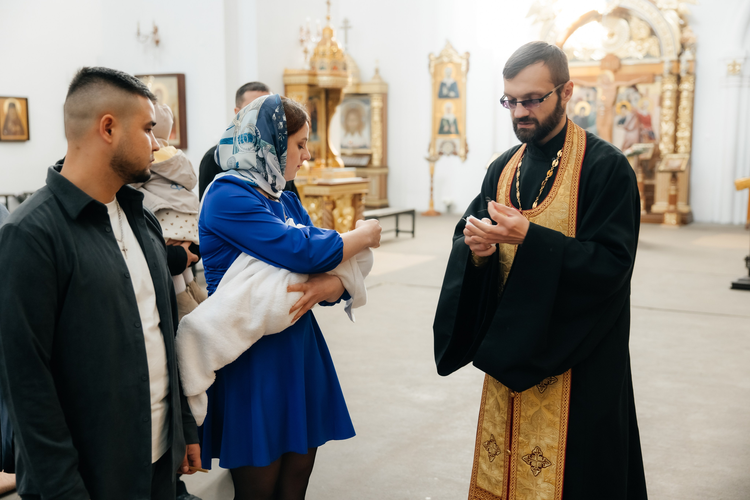 Крещение Мирославы. Храм иконы Божьей Матери «Всех скорбящих Радость». Фотограф ВИКА МЕДУЗА