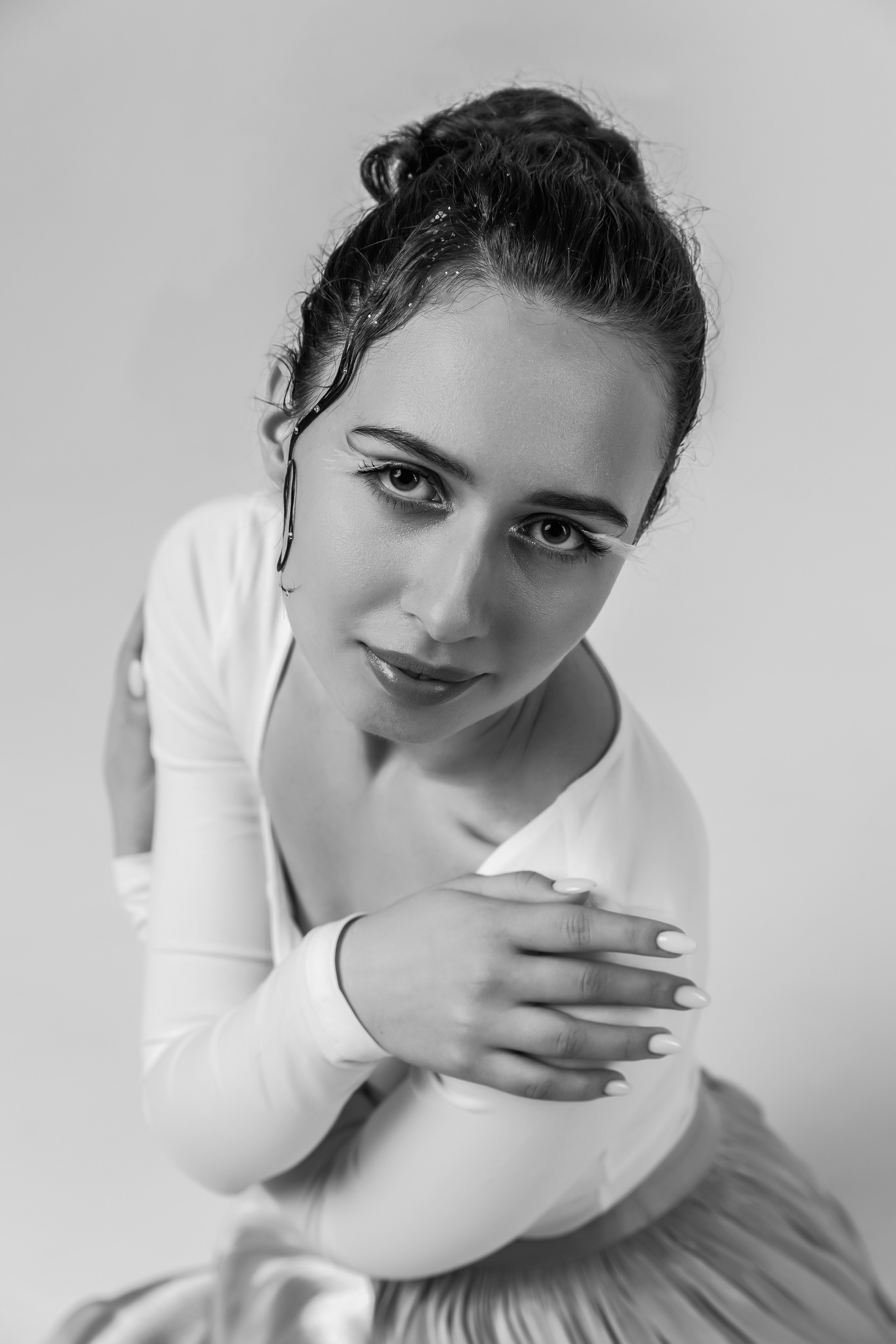 Женская фотосессия на циклораме. Семейный и женский фотограф в Москве Надежда Воробьева