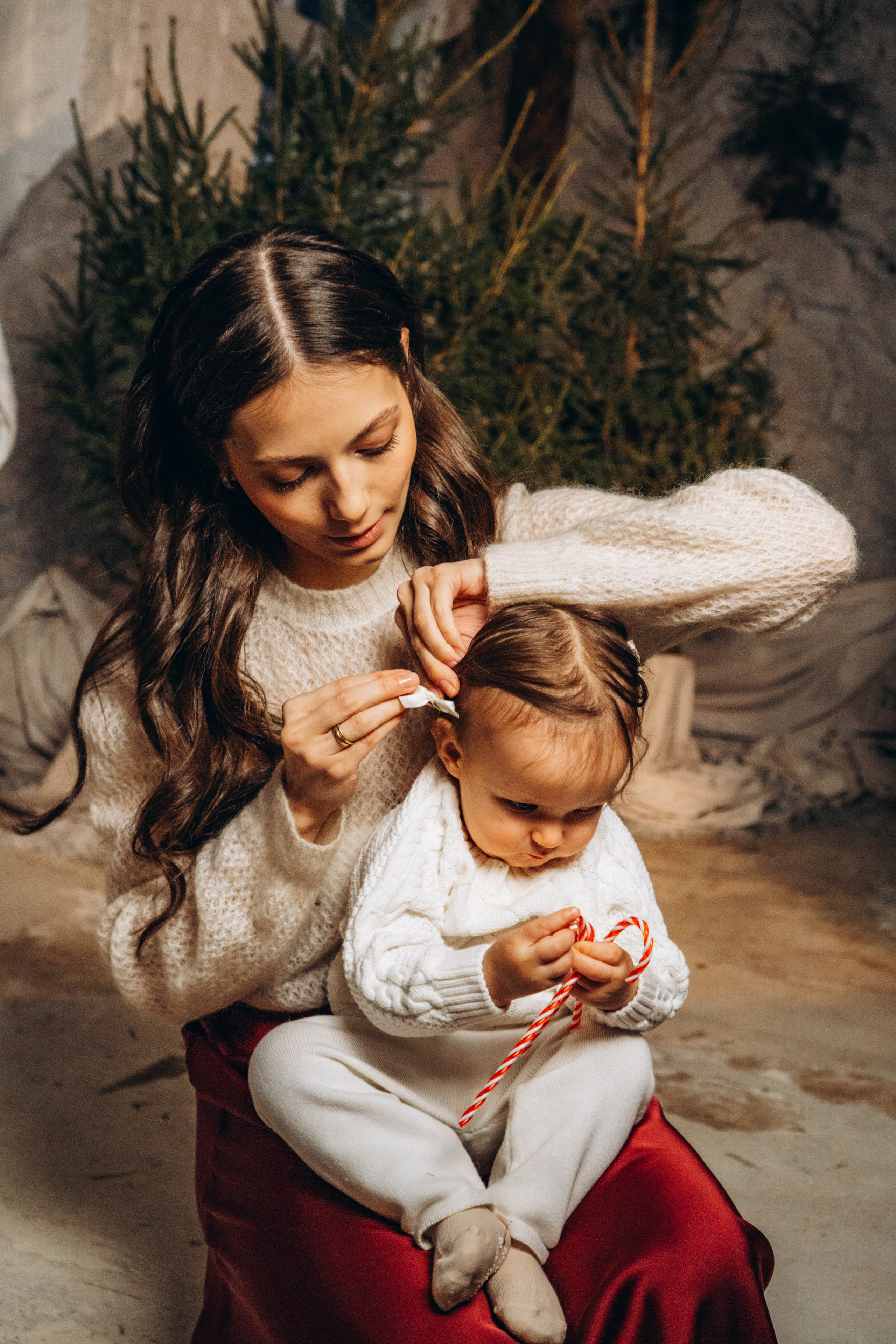 Анастасия и Мира. Студия «Мох». Фотограф Москва Валерия Веденина