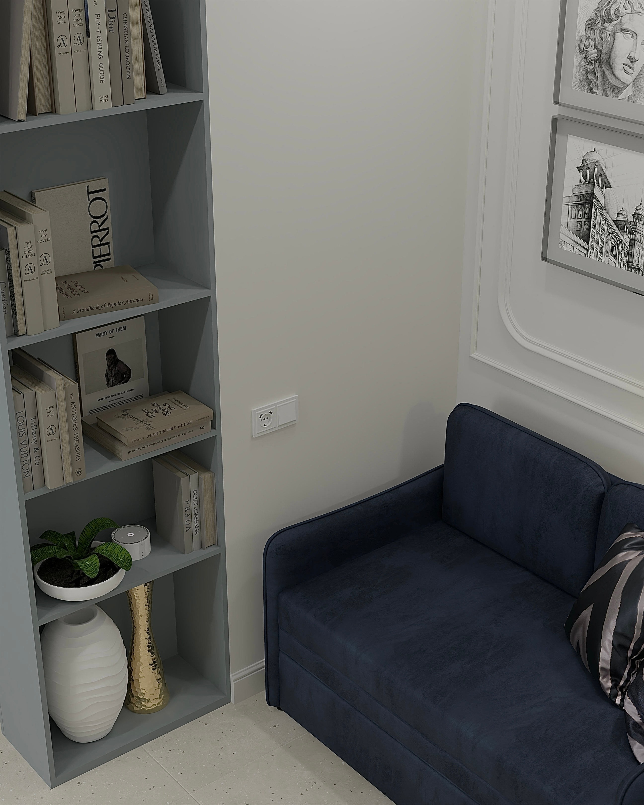 Однокомнатная квартира — 34 м². DMDesign — студия дизайна интерьеров