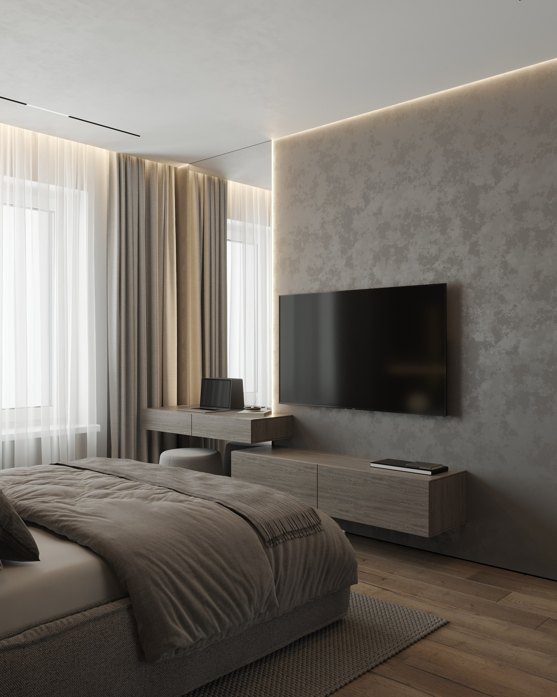 ЖК «Приморский квартал» / Санкт-Петербург / 45 кв. м. Ксения Барабаш дизайнер интерьера в Санкт-Петербурге