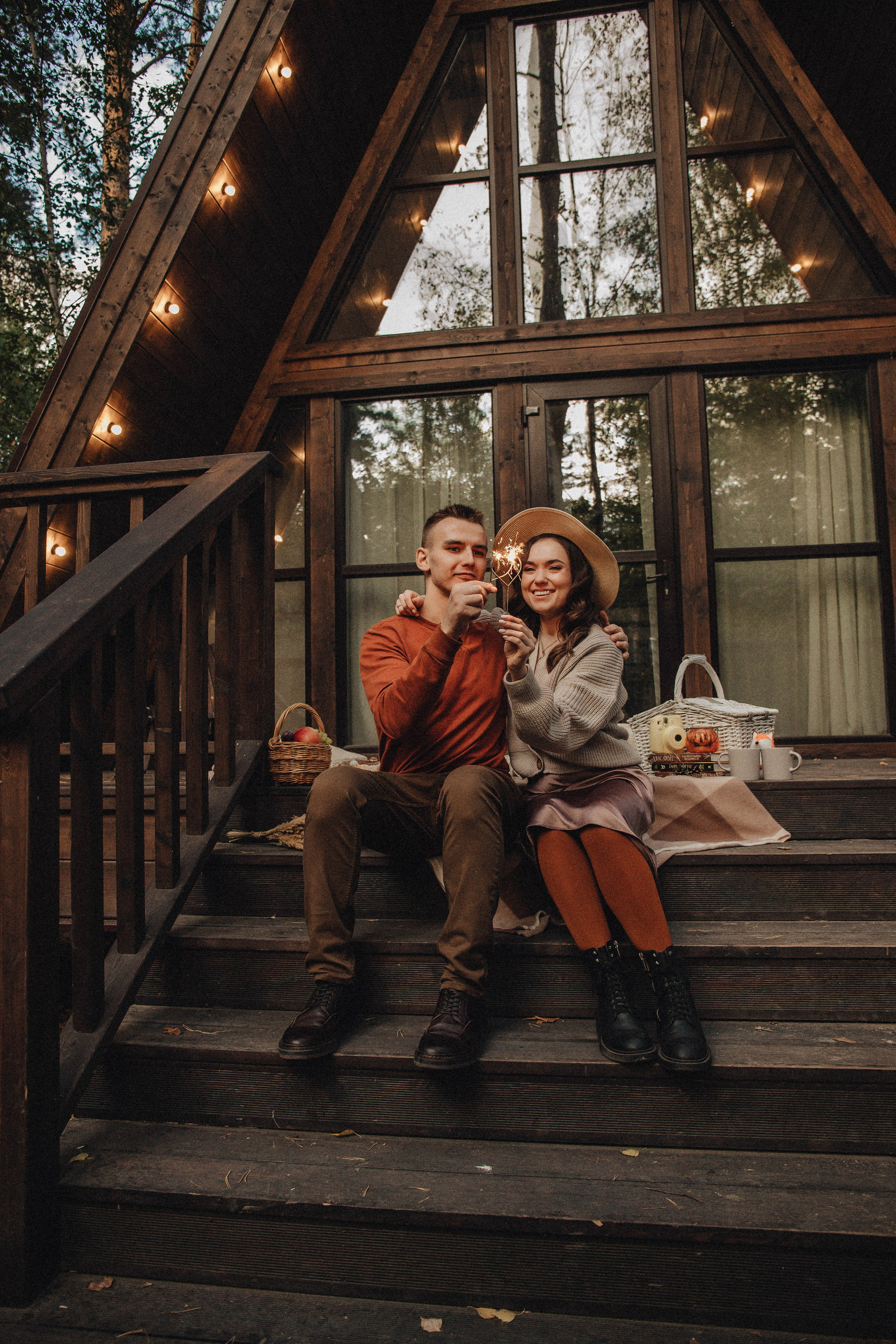 Макс & Кристина. Домик в лесу. Свадебный и семейный фотограф Пушкин Царское Село СПБ Питер Санкт-Петербург и Рязань Ольга Козлова