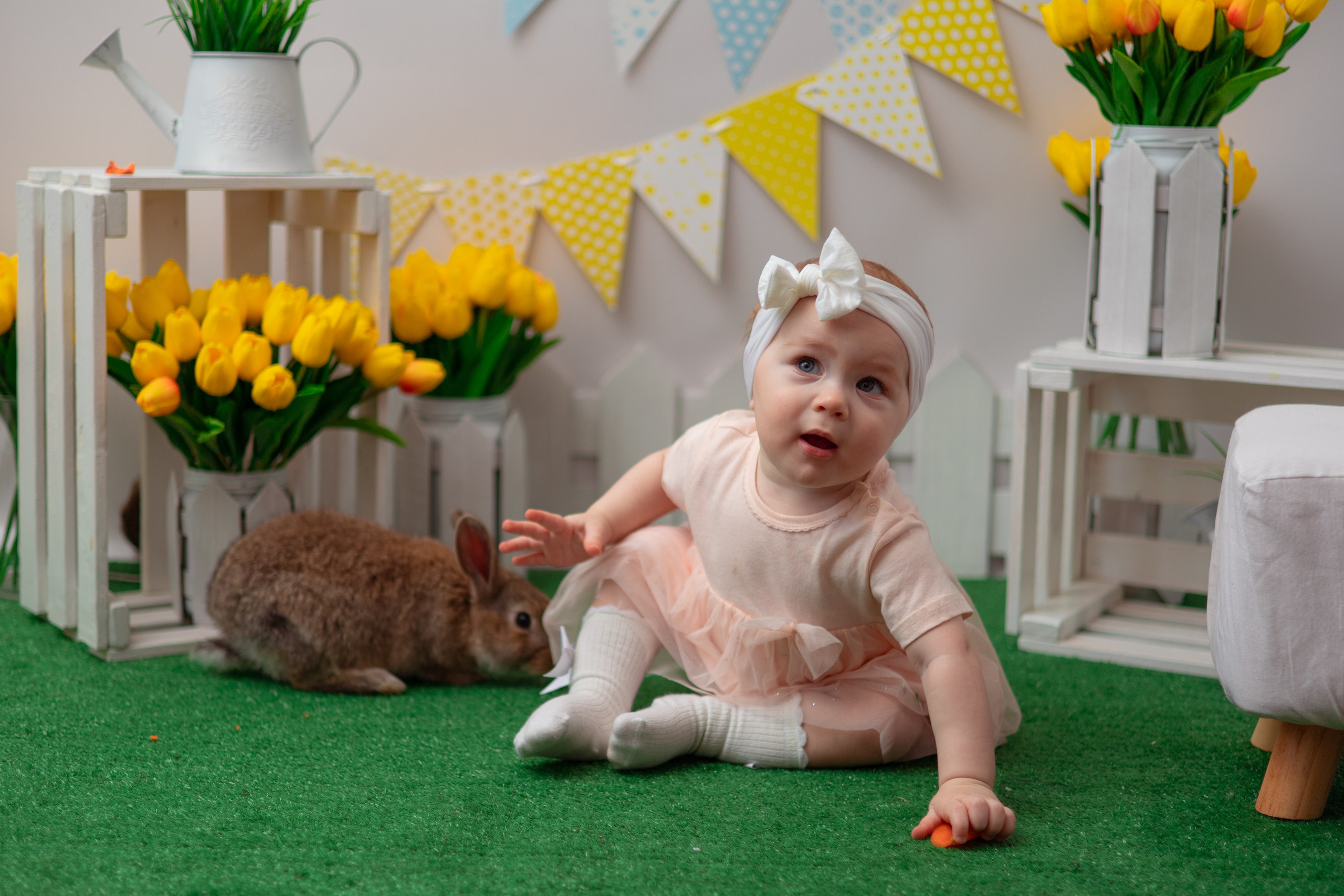 Злата кролики. Семейный и детский фотограф в Михайловке Татьяна Лестьева