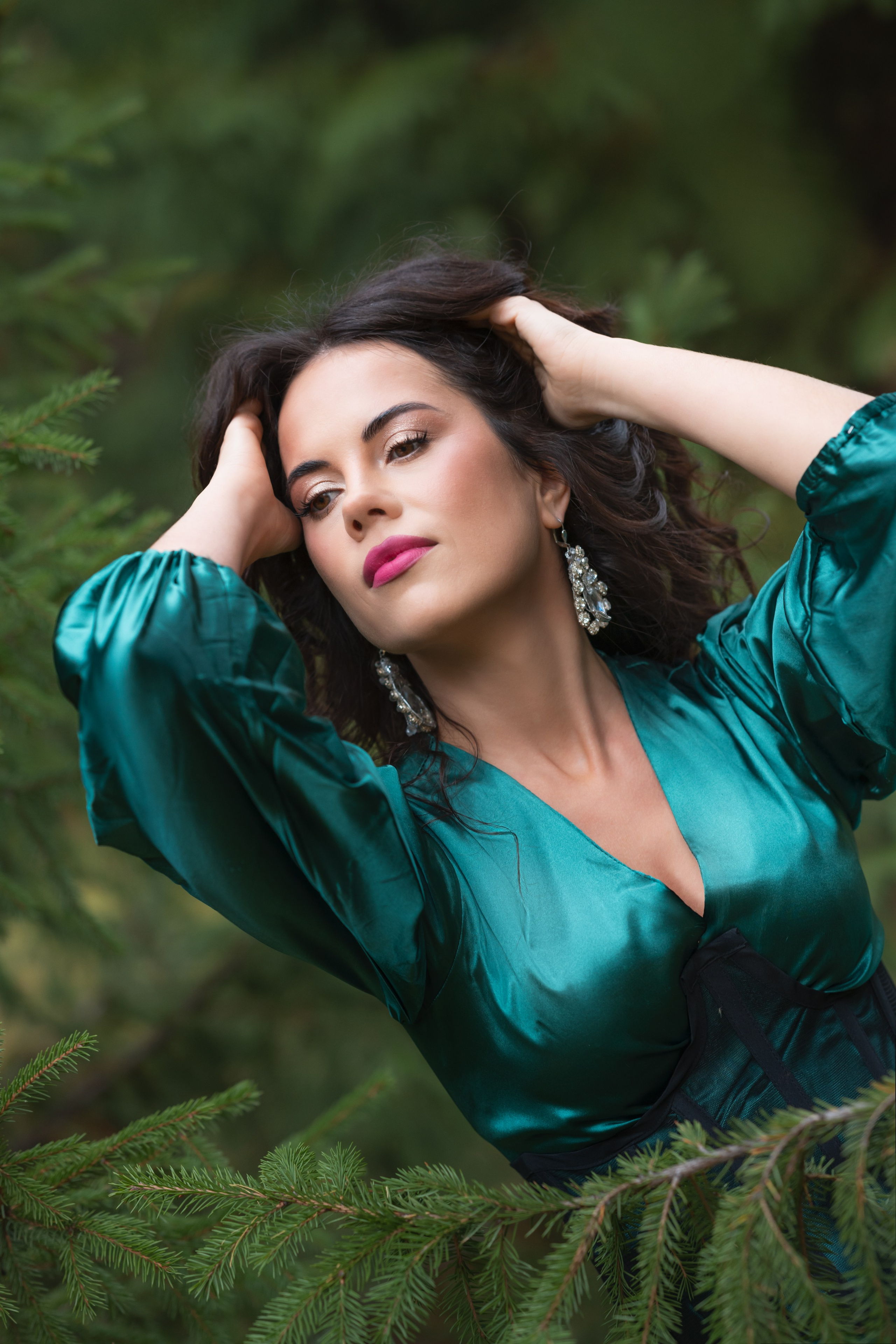 Татьяна, осенняя в платье с шлейфом. Belichev45foto.ru