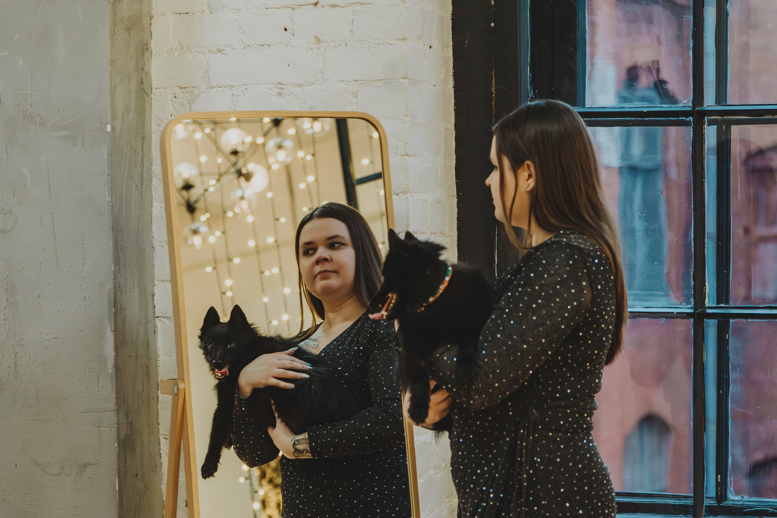 Аня, Андуин и Тесс. Фотограф анималист в Спб недорого Олеся Майорова