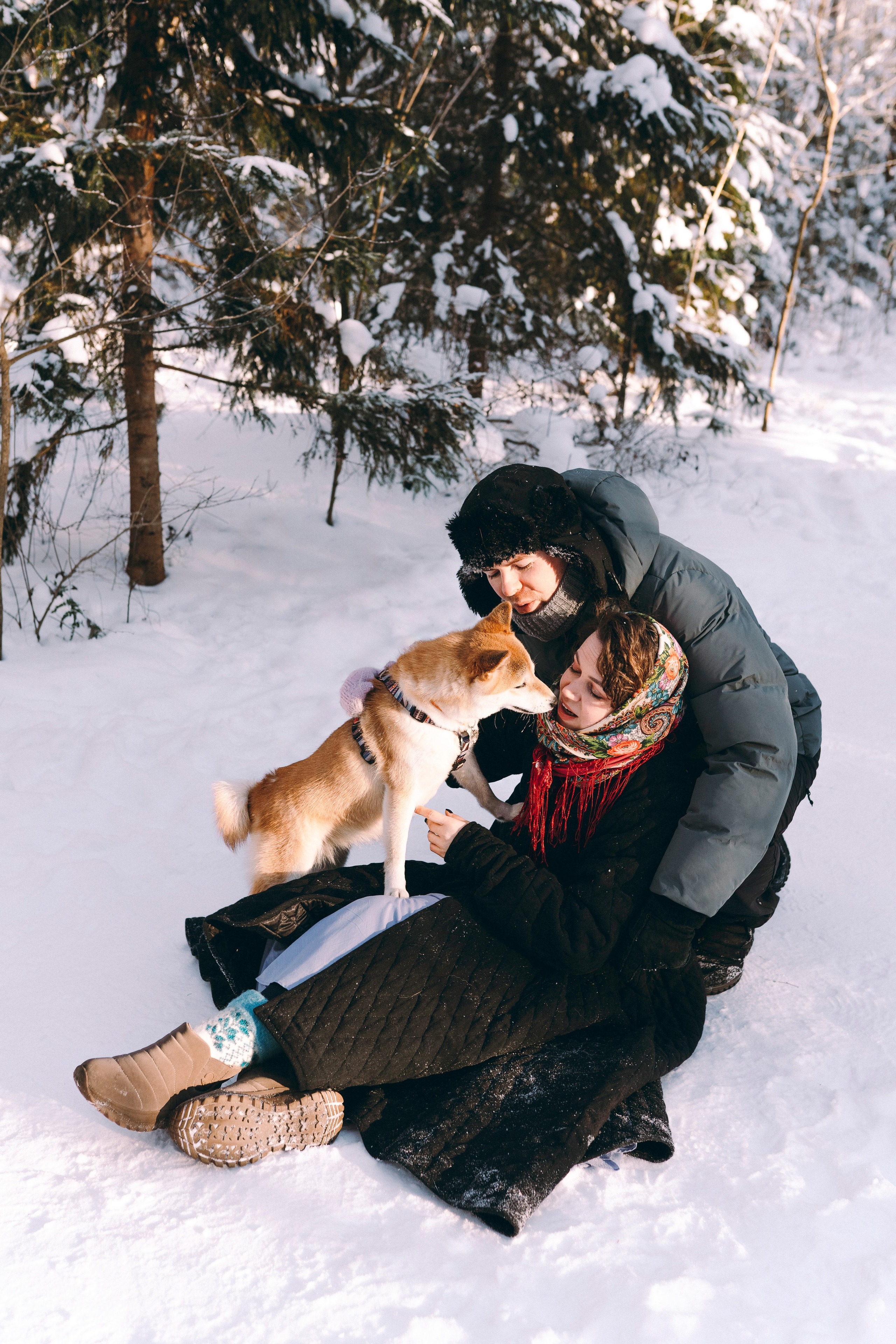 Каори, Анна и Антон. Фотограф анималист в Спб недорого Олеся Майорова