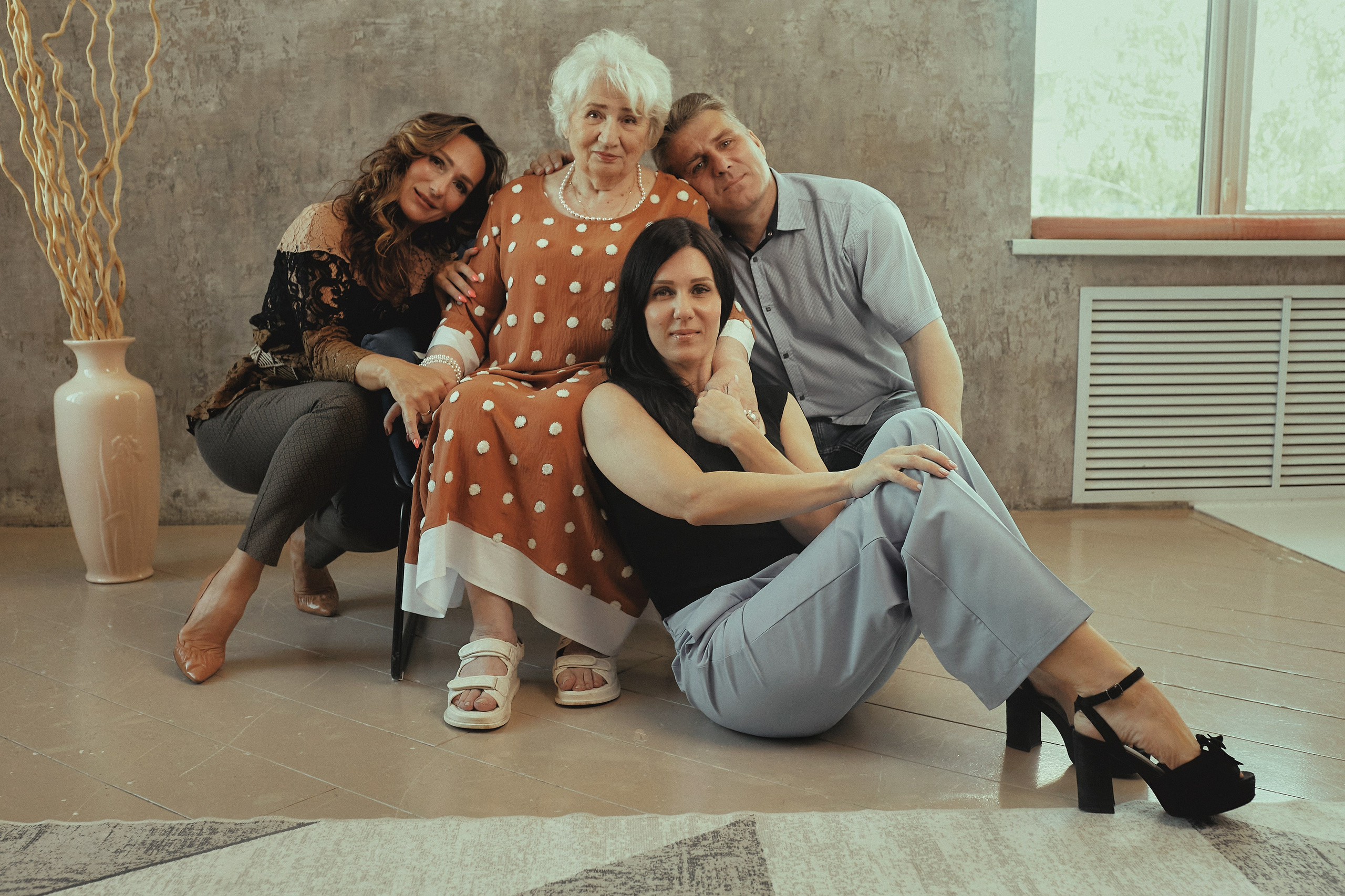 Четыре поколения. Семейный фотограф в Новосибирске Екатерина Сафронова