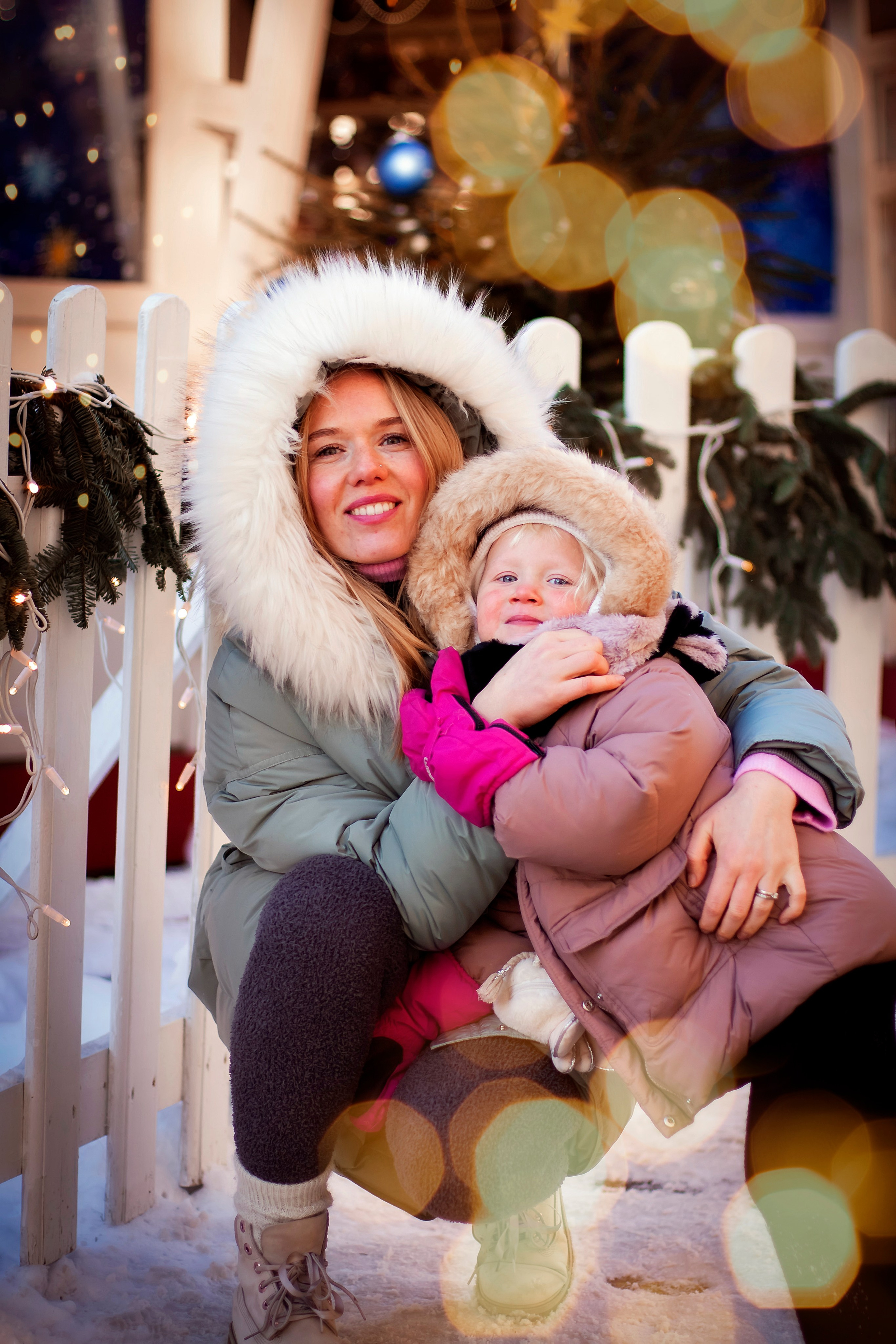 Настя и Василиса. Новогодняя прогулка. Профессиональный фотограф, Москва |Видное Елена Елизарова